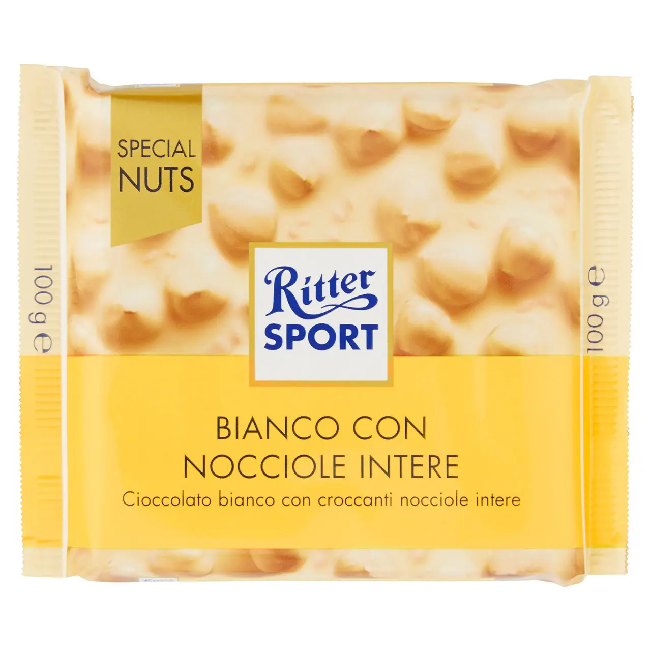 Ritter Sport Chocolate | Ritter Sport White With Whole Hazelnuts | Ritter Chocolate Bars | Ritter Sport Chocolate Bars | 3,5 Ounce Total