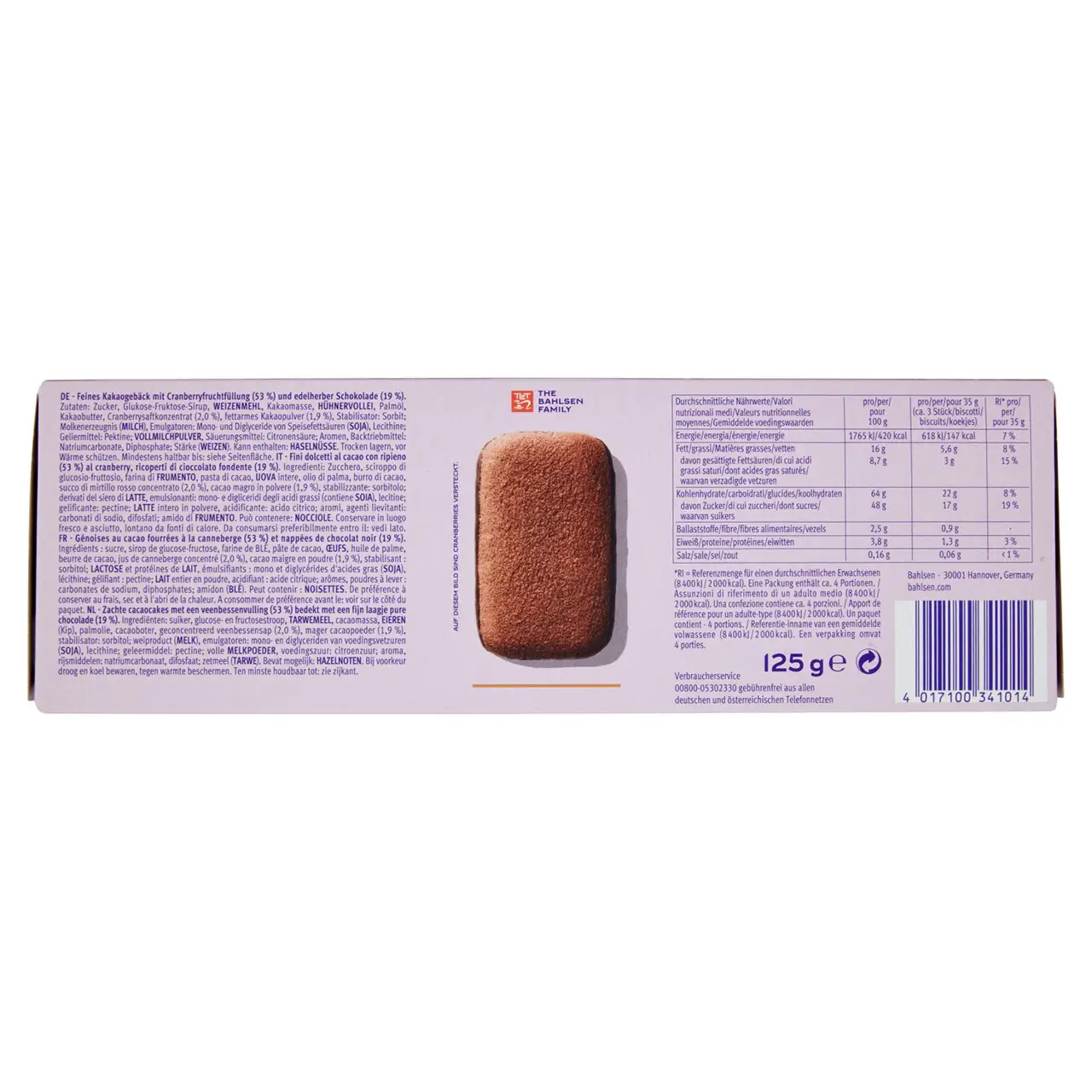 Bahlsen Cookies | Bahlsen Messino Cranberry | Bahlsen Waffeletten | Bahlsen Biscuits | 4,4 Ounce Total - Image 6
