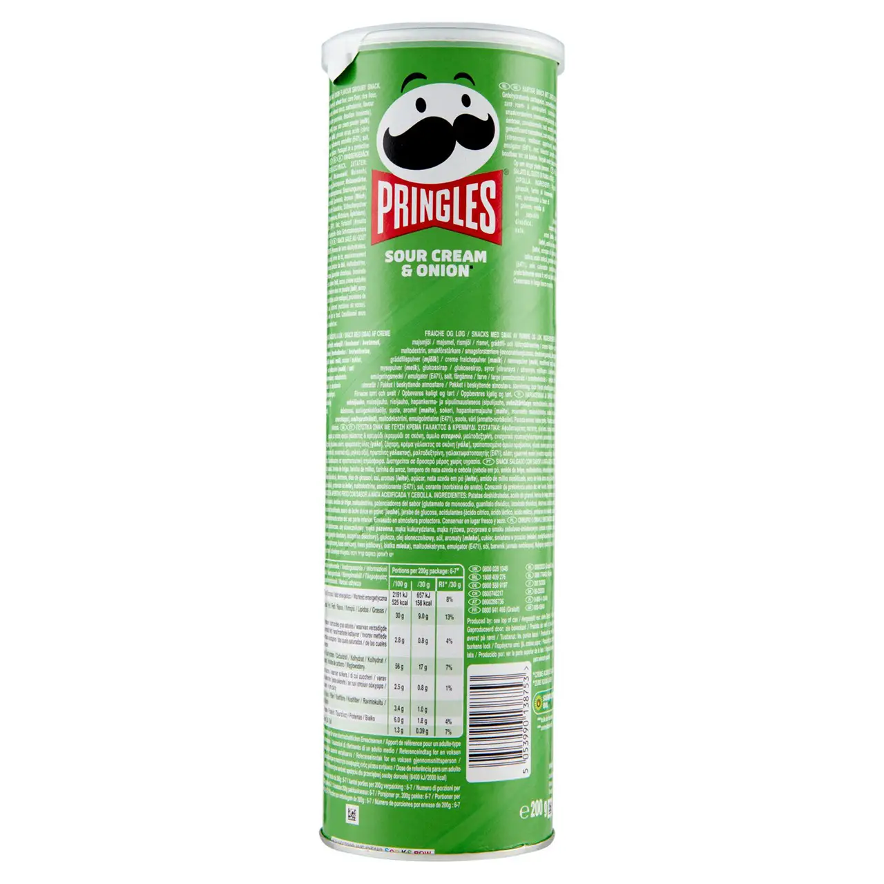 Pringles Chips | Pringles Sour Cream & Onion | Pringles Crisps | Pringles Bulk Packs | 7 Ounce Total - Image 6