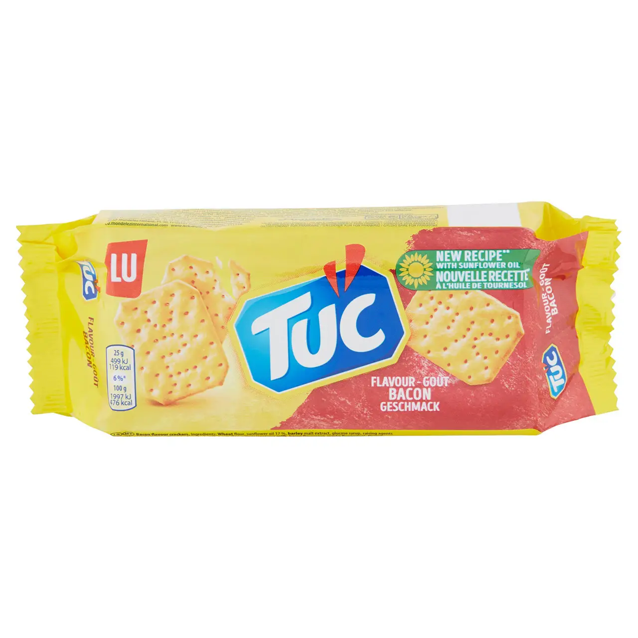 Lu Cookies | Tuc Bacon Flavored Savory Biscuits | Lu Biscuits | French Cookies | 3,5 Ounce Total - Image 2
