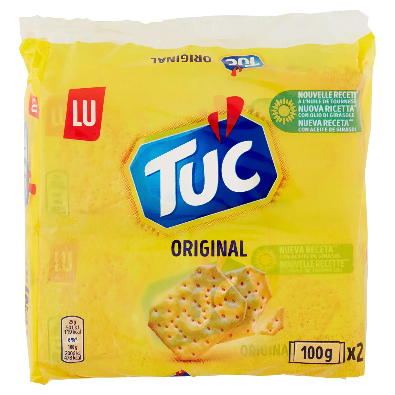 Lu Cookies | Tuc Original Savory Biscuits Multipack | Lu Biscuits | French Cookies | 7 Ounce Total - Image 2