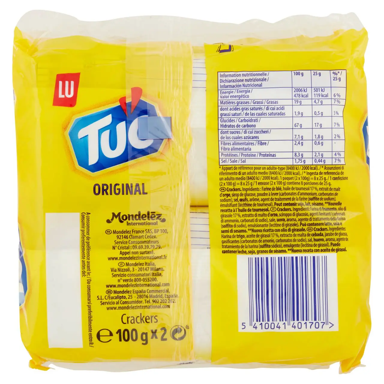 Lu Cookies | Tuc Original Savory Biscuits Multipack | Lu Biscuits | French Cookies | 7 Ounce Total - Image 4