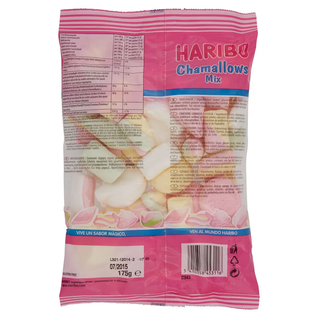 Haribo Licorice | Haribo Chamallows Mix 175G | Haribo Gummies | Haribo Candy | 6,1 Ounce Total - Image 7