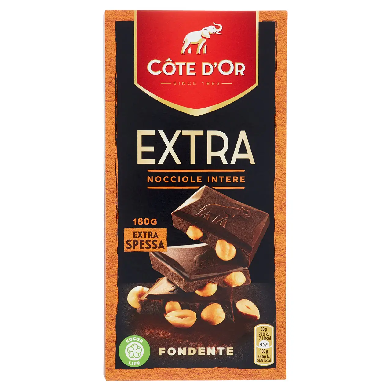 Côte D'Or Chocolate | Côte D'Or Extra Whole Hazelnuts Fondant | Belgian Chocolate | Cote D’Or Chocolate | 6,3 Ounce Total