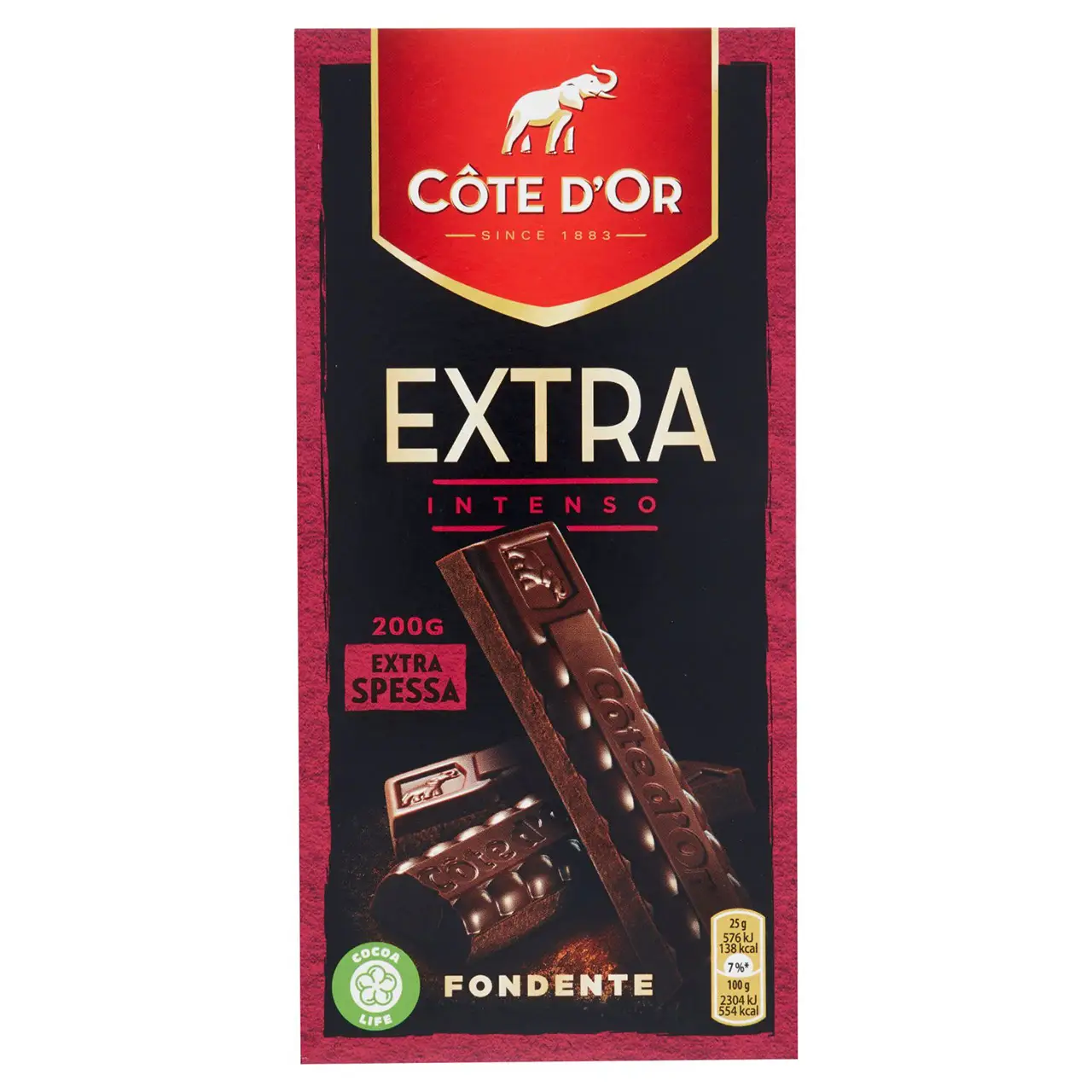 Côte D'Or Chocolate | Côte D'Or Extra Intenso Fondente | Belgian Chocolate | Cote D’Or Chocolate | 7 Ounce Total - Image 2
