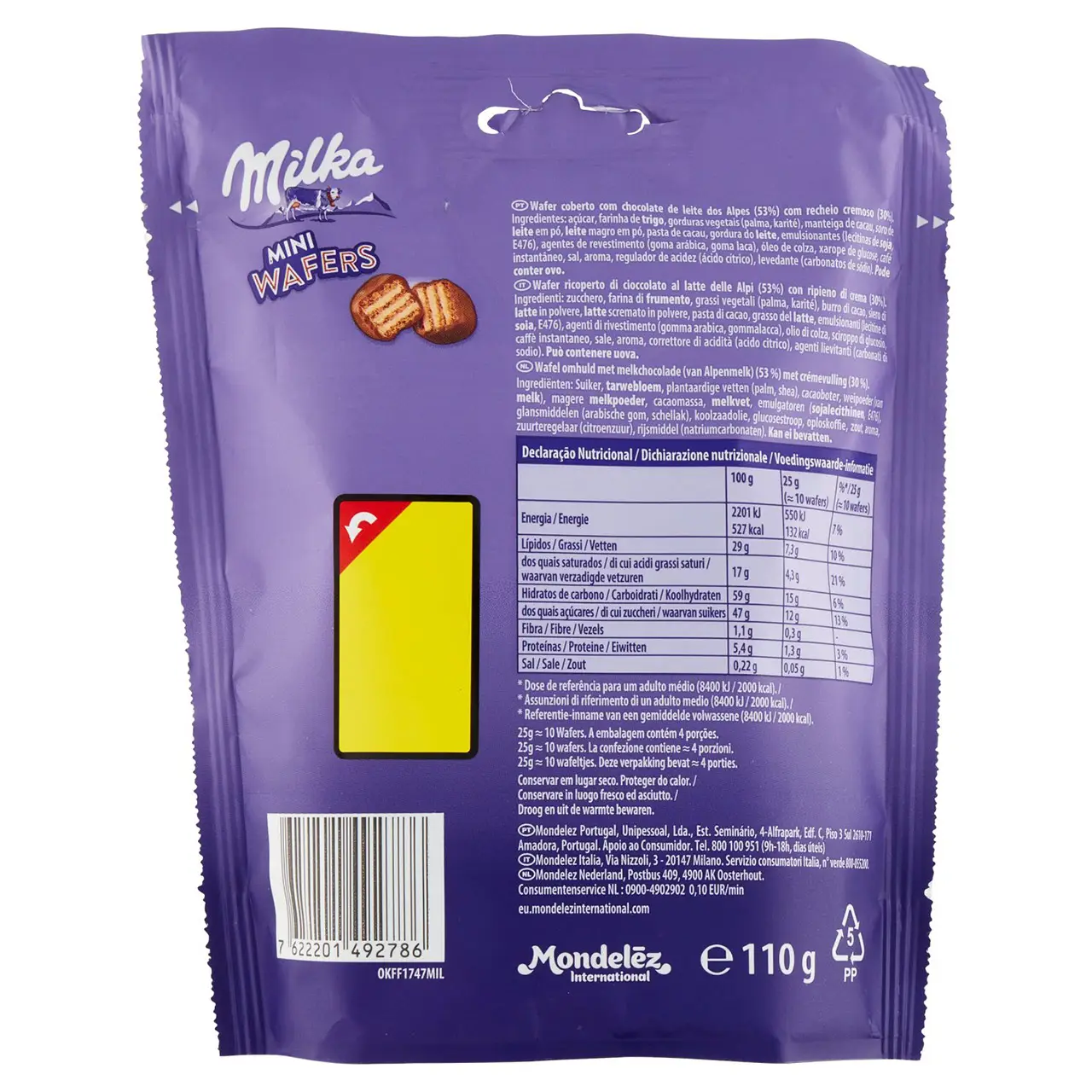 Milka Cookies | Milka Mini Wafers | Milka Chocolate | Milka Wafers Chocolate | 3,8 Ounce Total - Image 7