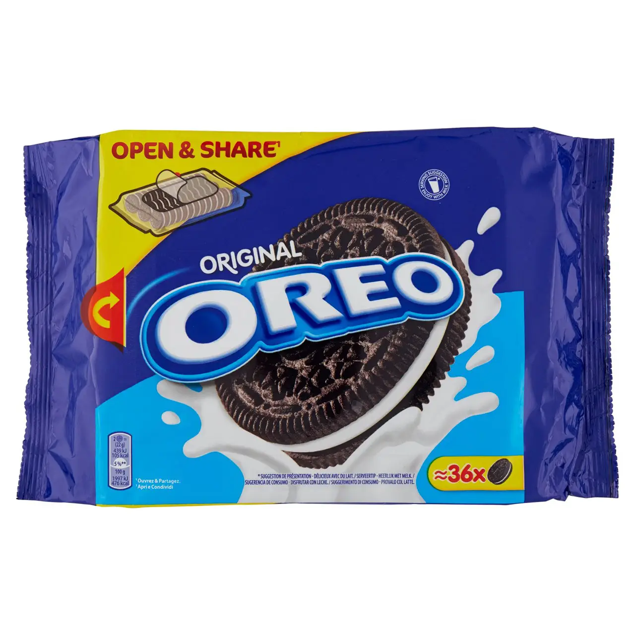 Oreo Cookies | Oreo Original With Vanilla Cream - 396G | Oreo Biscuits | Oreo Biscuits Pack | 13,9 Ounce Total - Image 3
