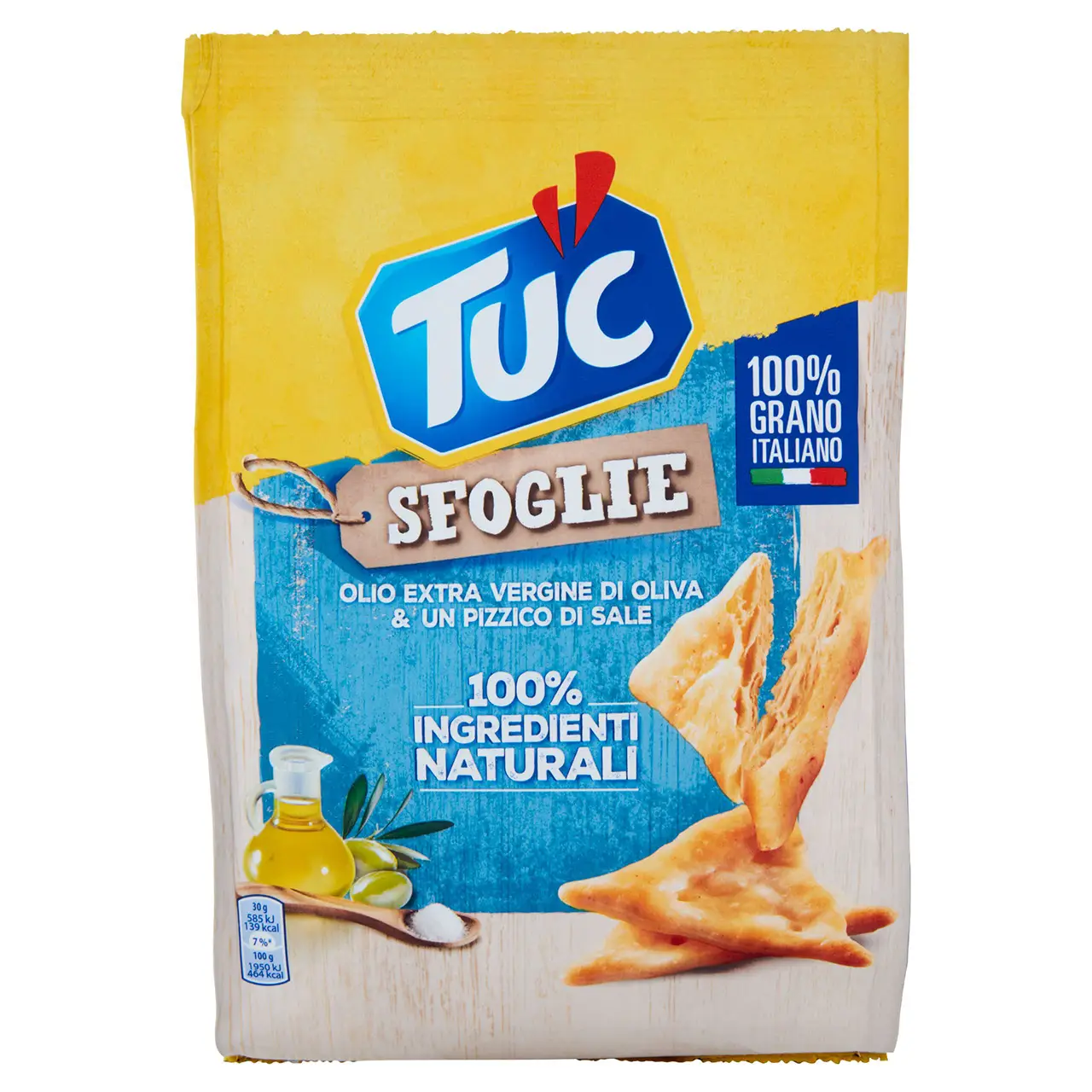 Lu Cookies | Tuc Sfoglie - With Olive & Salt | Lu Biscuits | French Cookies | 5,9 Ounce Total - Image 2