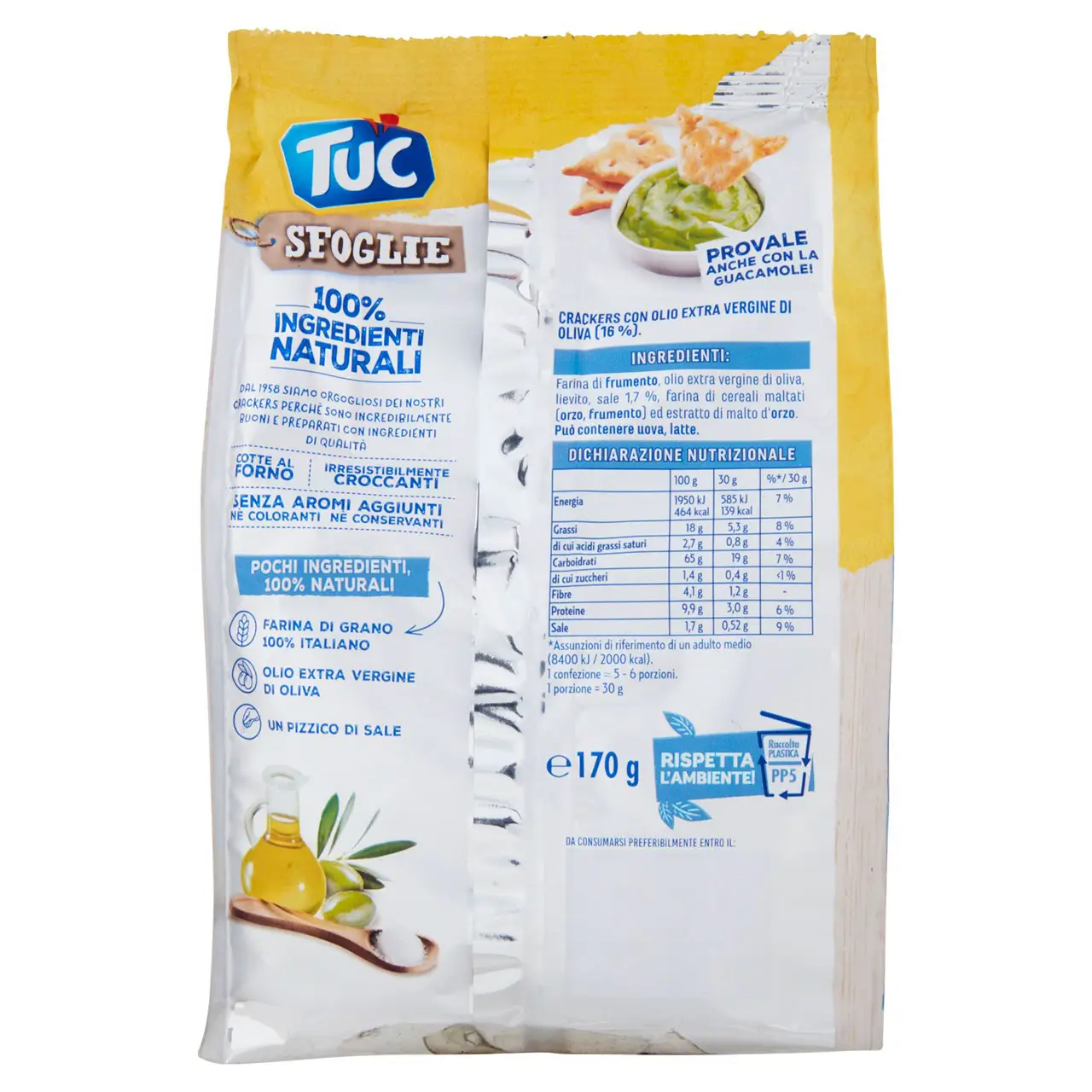 Lu Cookies | Tuc Sfoglie - With Olive & Salt | Lu Biscuits | French Cookies | 5,9 Ounce Total - Image 6