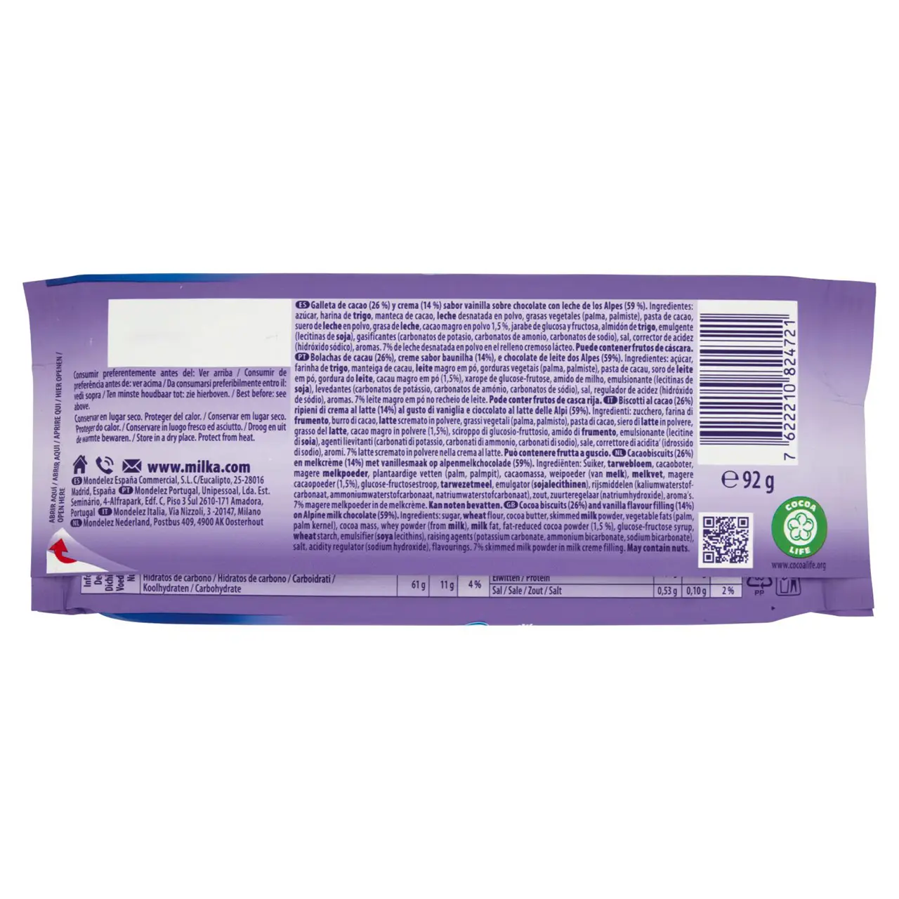 Milka Chocolate | Milka Oreo Sandwich, Milk Chocolate Bar & Oreo Cookie | Chocolate Milka | Milka Chocolate Bars | 3,2 Ounce Total - Image 6