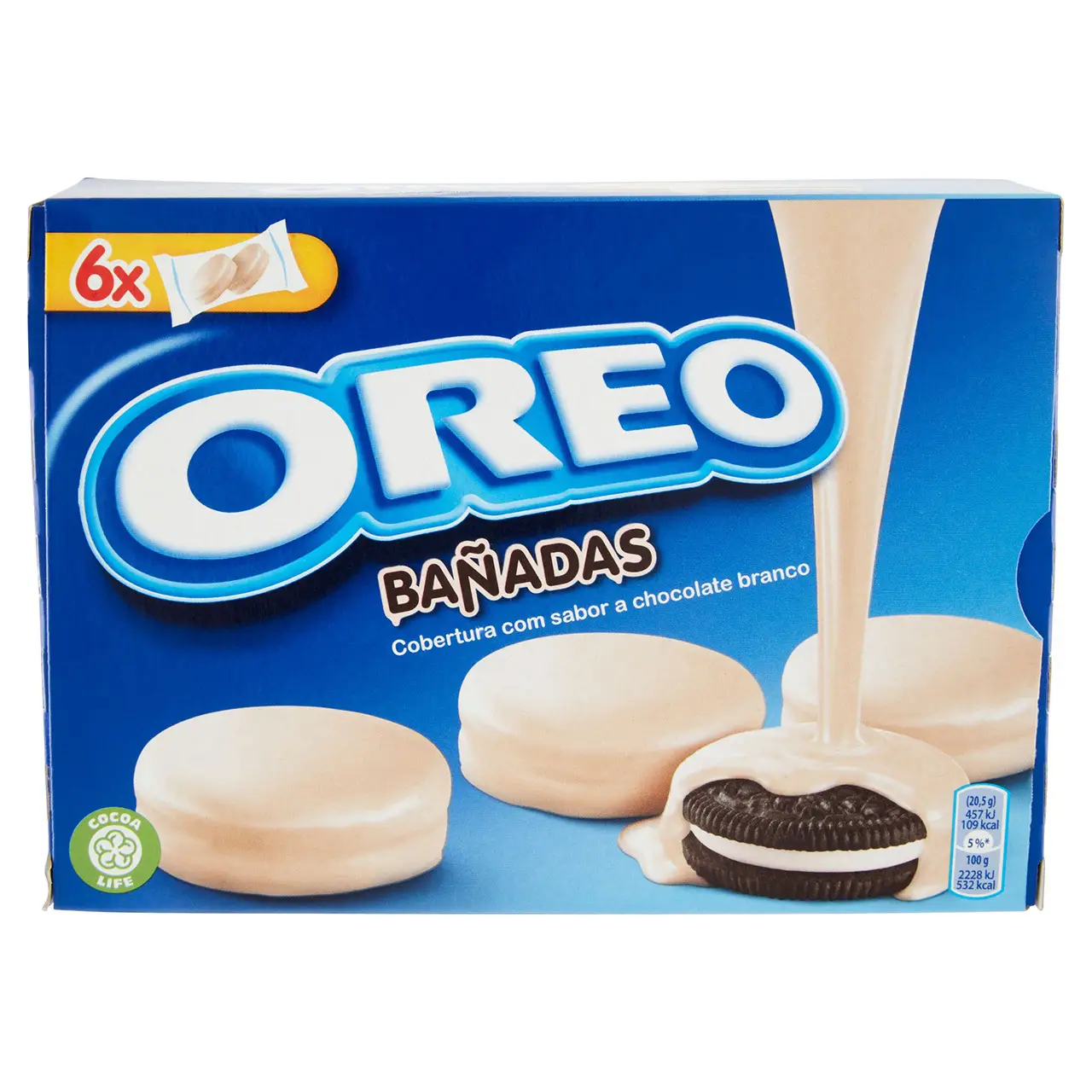 Oreo Cookies | Oreo Bañadas, Cookies With White Chocolate Coating | Oreo Biscuits | Oreo Biscuits Pack | 8,6 Ounce Total - Image 2