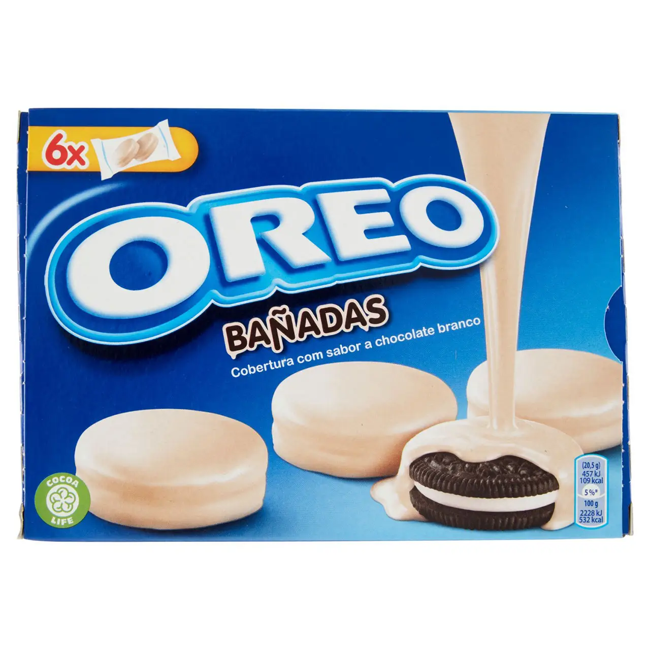 Oreo Cookies | Oreo Bañadas, Cookies With White Chocolate Coating | Oreo Biscuits | Oreo Biscuits Pack | 8,6 Ounce Total - Image 3