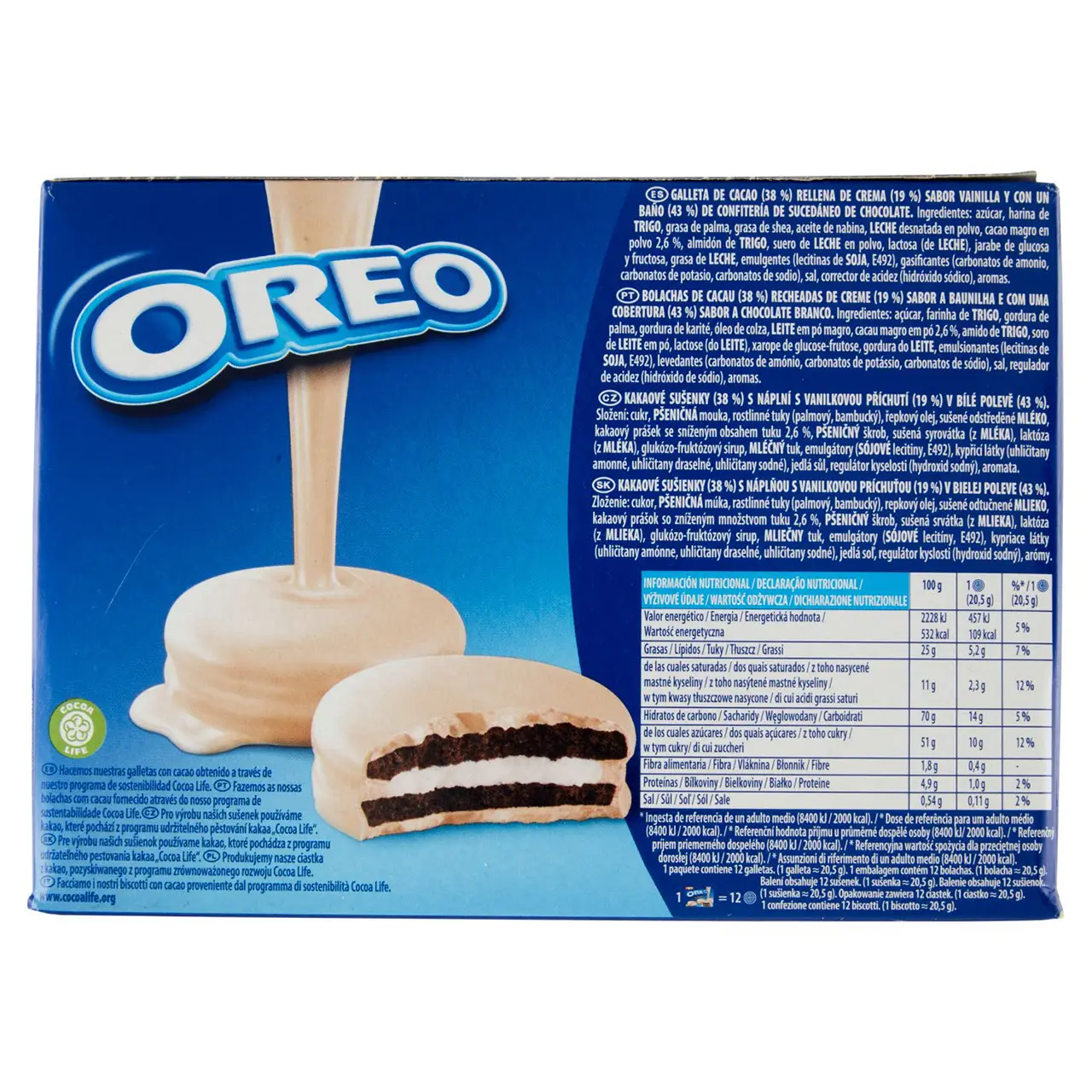 Oreo Cookies | Oreo Bañadas, Cookies With White Chocolate Coating | Oreo Biscuits | Oreo Biscuits Pack | 8,6 Ounce Total - Image 6