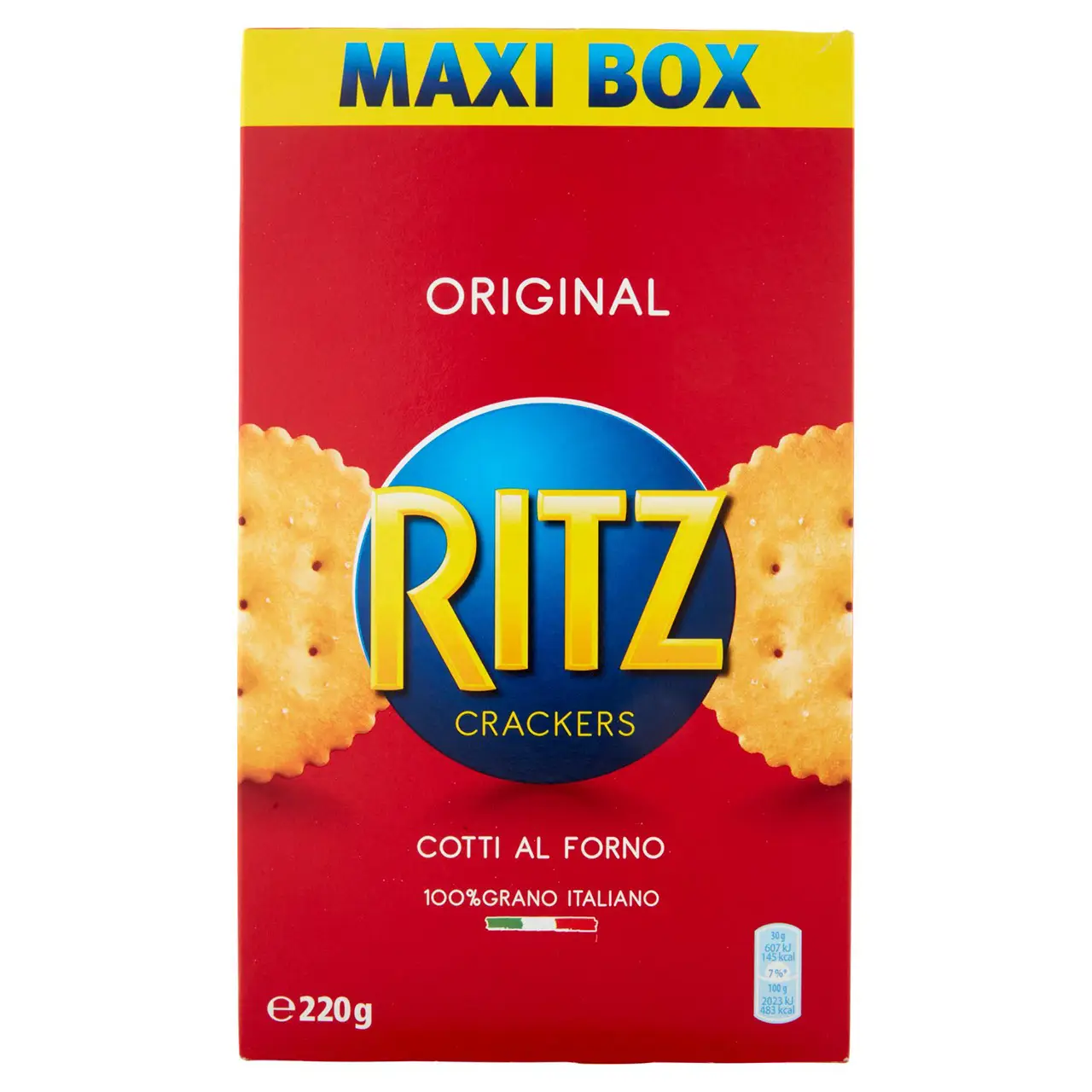Ritz Cracker | Ritz Original Crackers Maxi Size | Ritz Biscuits | Ritz Cookies | 7,7 Ounce Total - Image 3