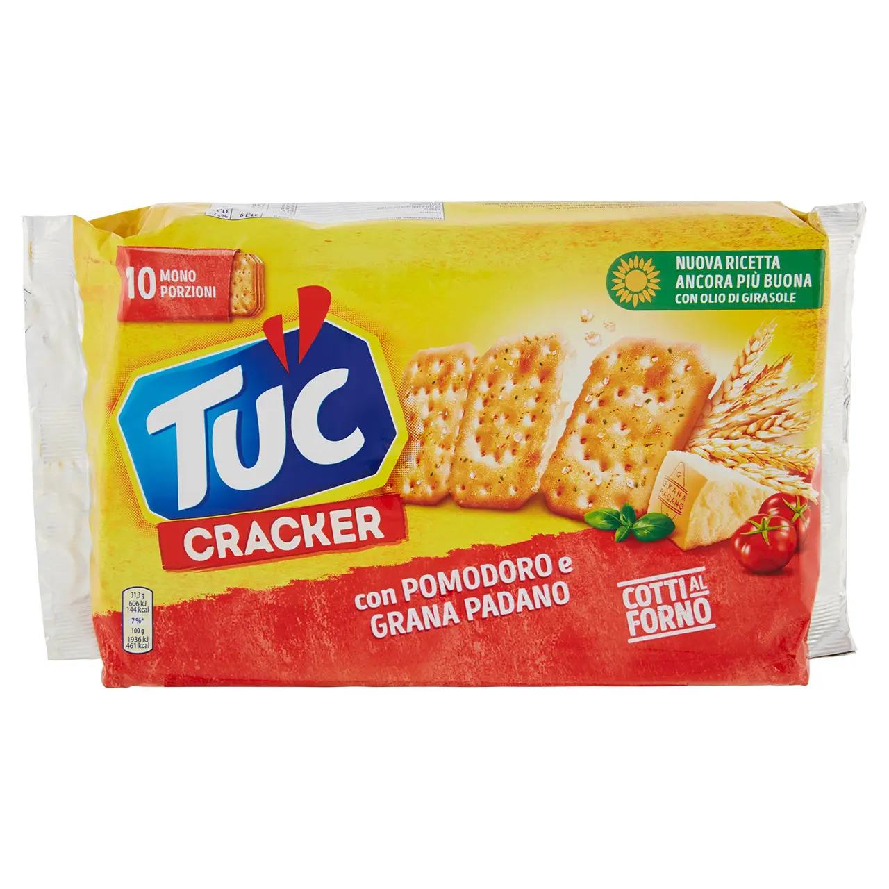 Lu Cookies | Tuc Cracker With Tomato & Grana Padano Baked | Lu Biscuits | French Cookies | 11,1 Ounce Total - Image 2
