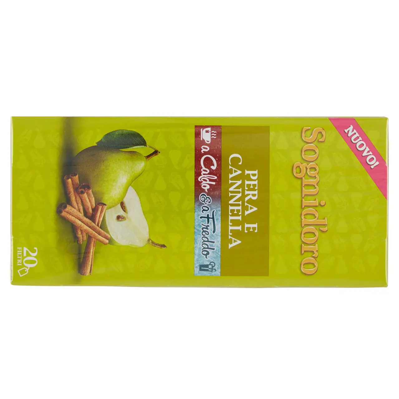 Sognidoro Tea | Gold Dreams Hot & Cold Pear & Cinnamon | Sogni Doro Tea | Sogni Doro Camomilla Tea | 1,7 Ounce Total - Image 6