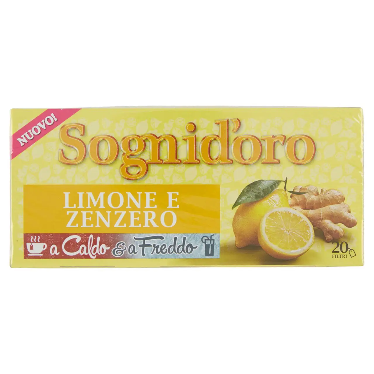 Sognidoro Tea | Gold Dreams Hot & Cold Lemon & Ginger | Sogni Doro Tea | Sogni Doro Camomilla Tea | 1,4 Ounce Total - Image 5
