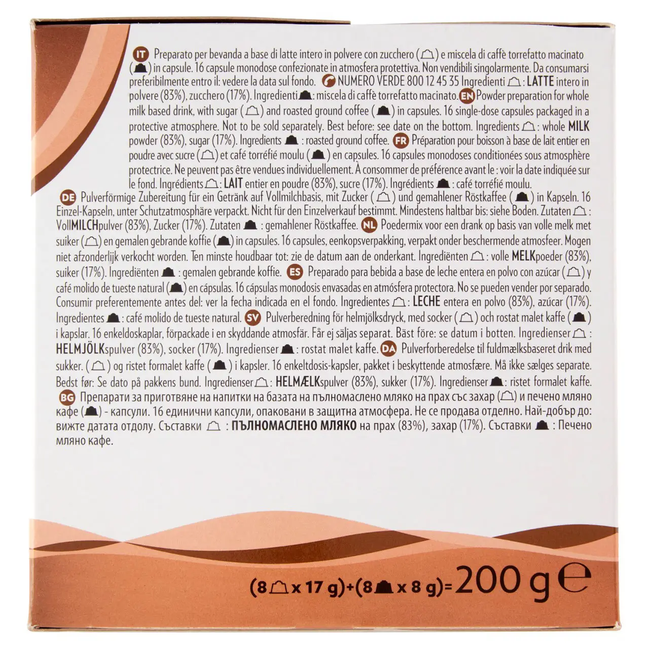 Lavazza Coffee | Lavazza Cappuccino Compatible** With Nescafé Dolce Gusto Machines* 8 X 17 G 8 X 8 G | Lavazza Espresso | Coffee Lavazza | 7 Ounce Total - Image 6