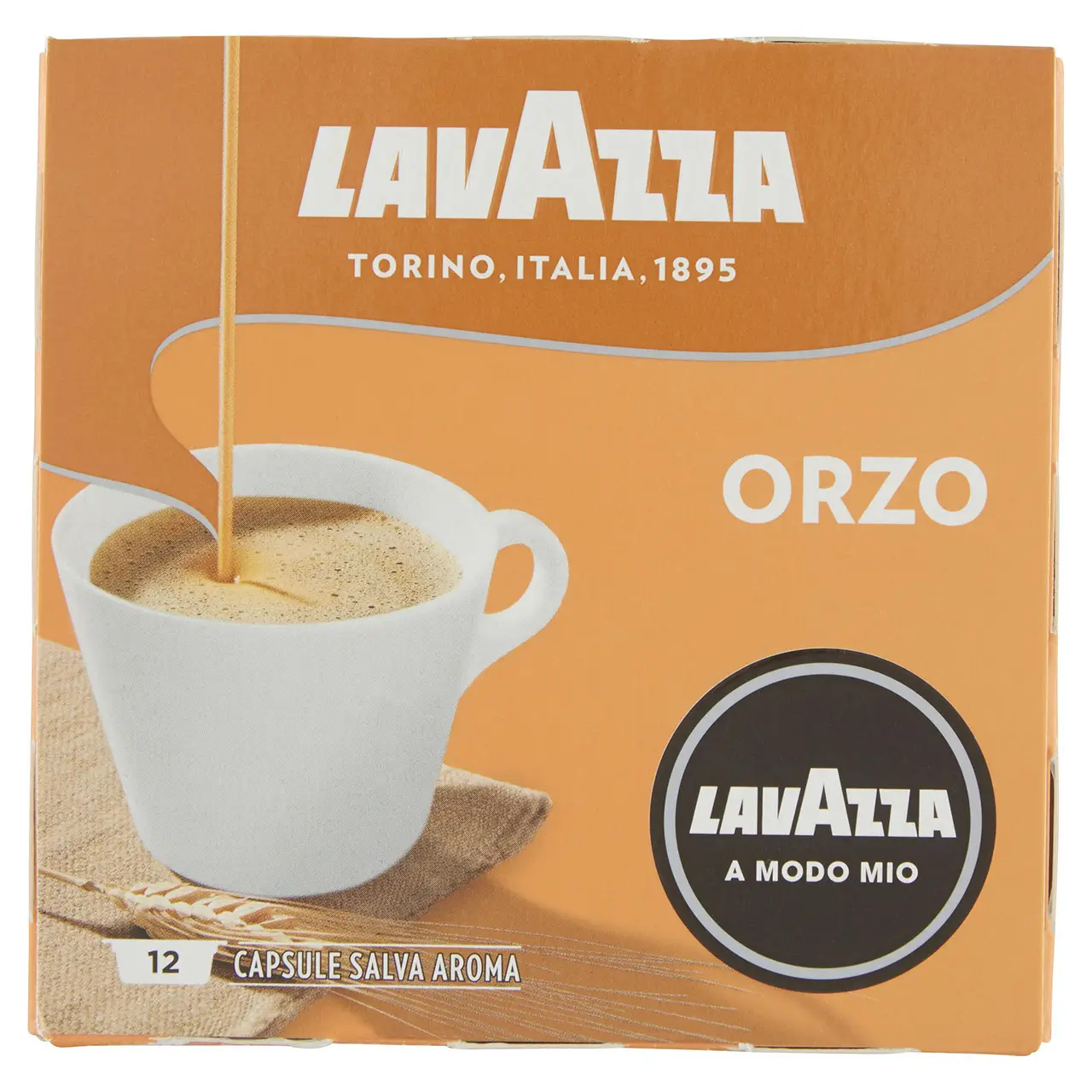 Lavazza Coffee | Lavazza A Modo Mio, Barley Coffee - 12 Cap | Lavazza Espresso | Coffee Lavazza | 0,8 Ounce Total