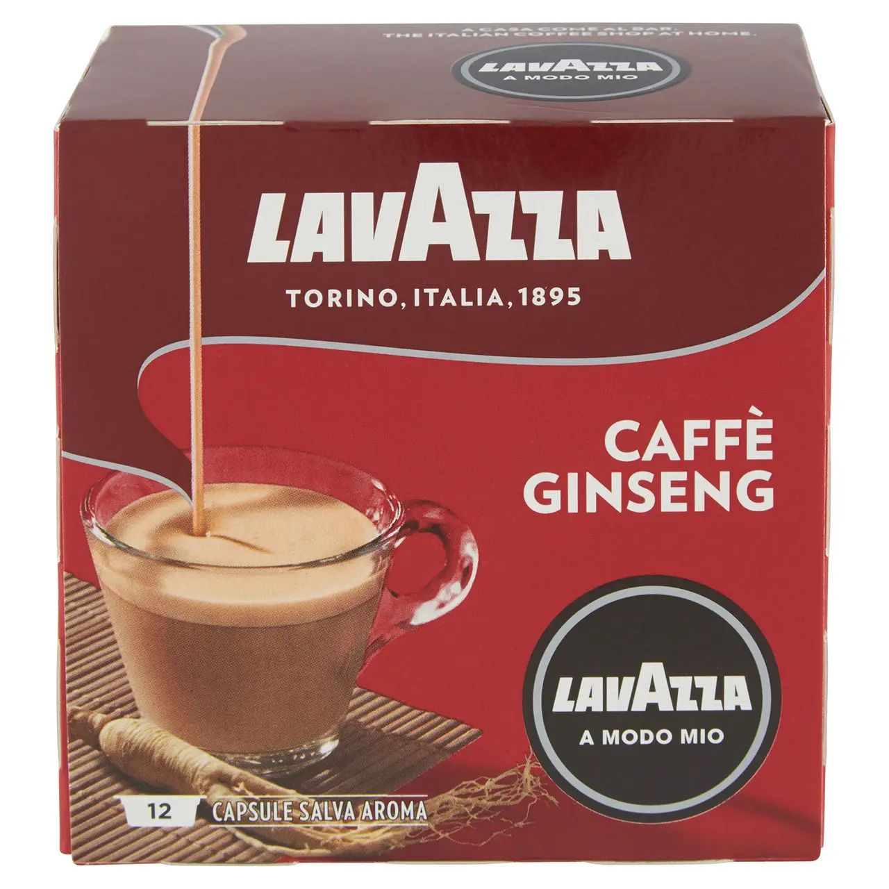 Lavazza Coffee | Lavazza A Modo Mio, Ginseng Coffee - 12 Cap | Lavazza Espresso | Coffee Lavazza | 2,5 Ounce Total - Image 2