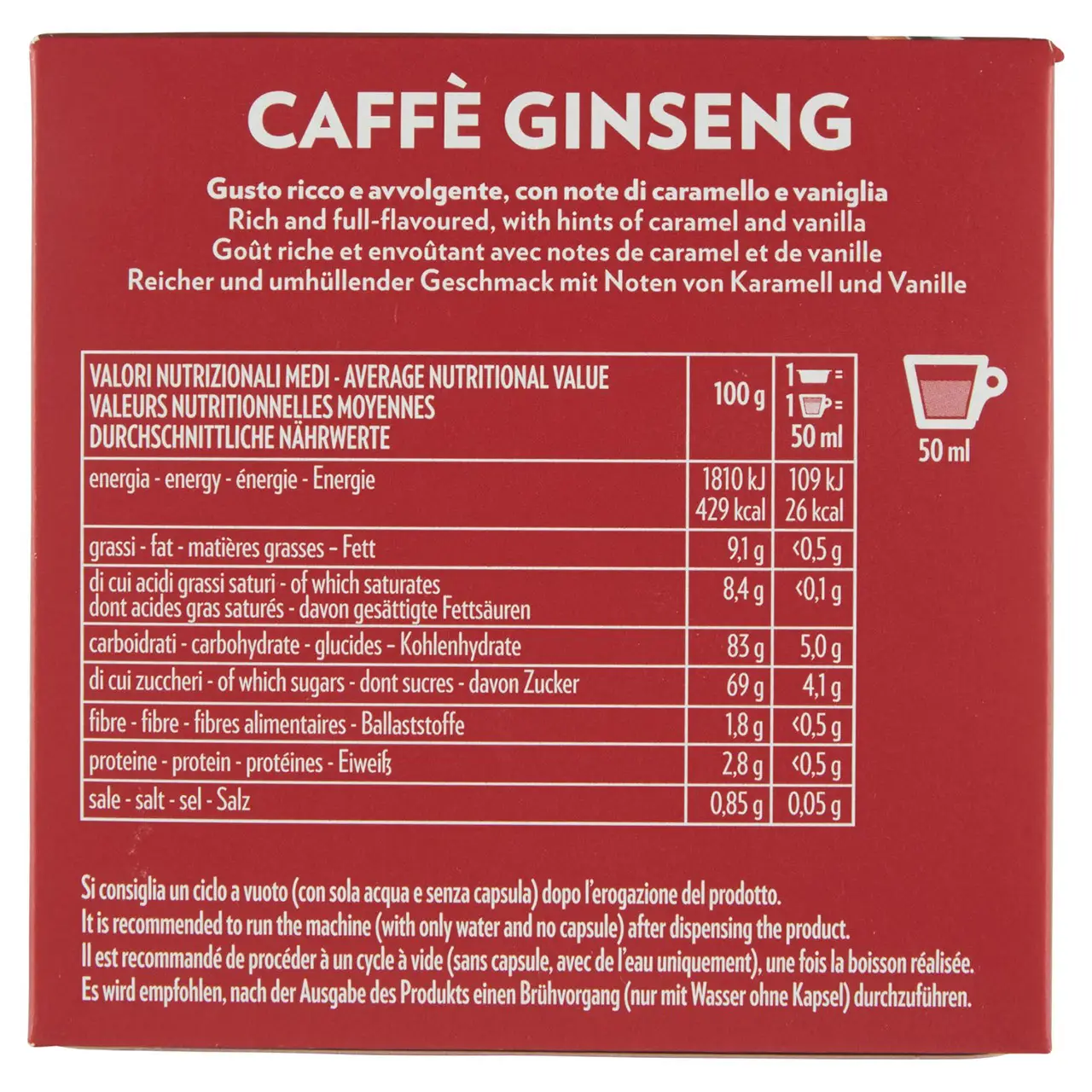 Lavazza Coffee | Lavazza A Modo Mio, Ginseng Coffee - 12 Cap | Lavazza Espresso | Coffee Lavazza | 2,5 Ounce Total - Image 6
