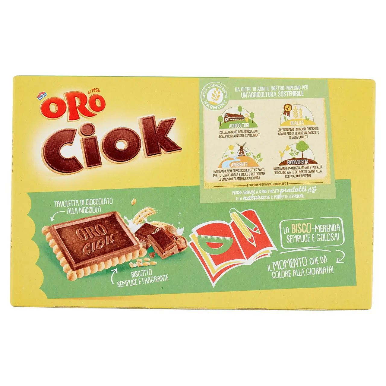 Oro Saiwa Biscuits | Oro Ciok Cookie With Hazelnut Chocolate Bar | Oro Saiwa Cookies | Oro Saiwa Biscotti | 8,8 Ounce Total - Image 5