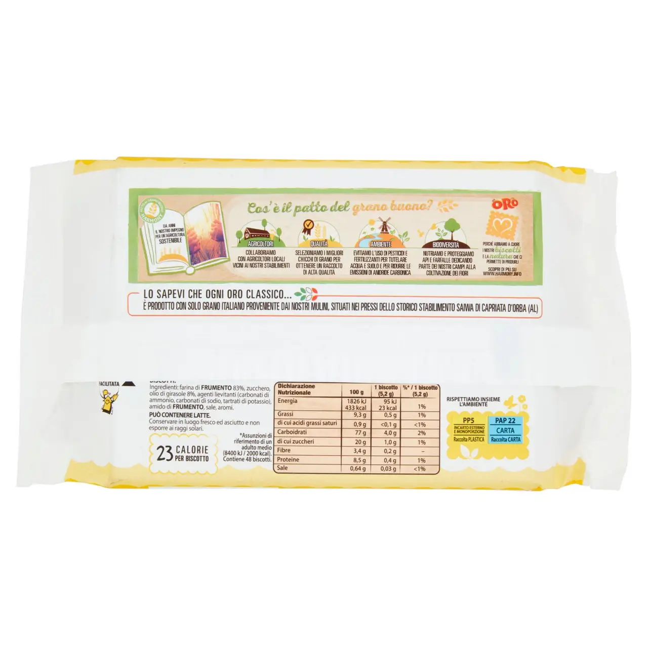 Oro Saiwa Biscuits | Oro Saiwa Dry Cookies Classic | Oro Saiwa Cookies | Oro Saiwa Biscotti | 8,8 Ounce Total - Image 7