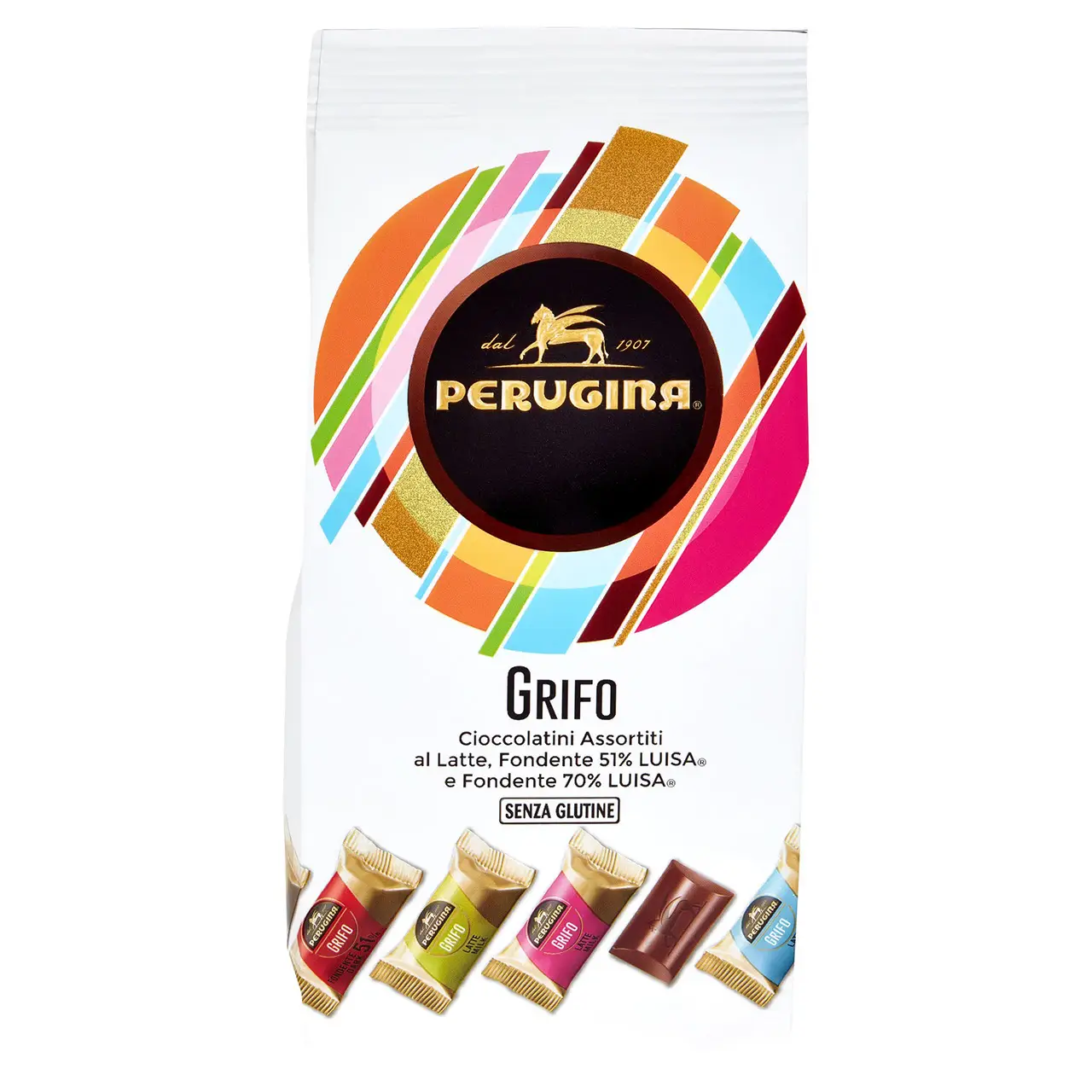 Perugina Chocolate | Perugina Grifo Assorted Dark & Milk Chocolate Chocolates Bag | Perugia Chocolate | Italian Chocolate | 7 Ounce Total - Image 2
