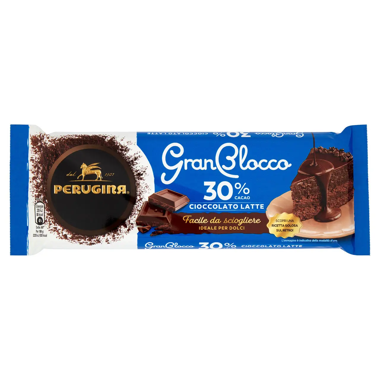 Perugina Chocolate | Perugina Granblocco 30% Milk Chocolate | Perugia Chocolate | Italian Chocolate | 5,2 Ounce Total