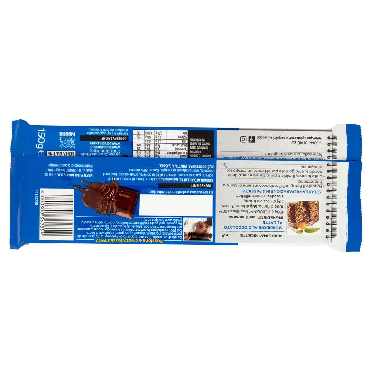 Perugina Chocolate | Perugina Granblocco 30% Milk Chocolate | Perugia Chocolate | Italian Chocolate | 5,2 Ounce Total - Image 5