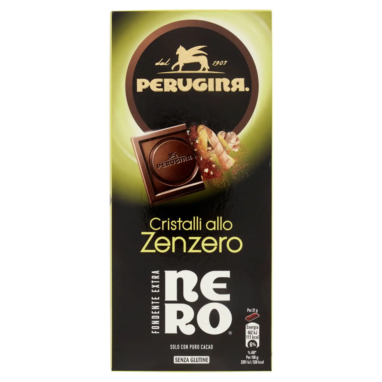 Perugina Chocolate | Perugina Black Dark Extra Ginger Chocolate Bar With Ginger | Perugia Chocolate | Italian Chocolate | 2,9 Ounce Total - Image 3