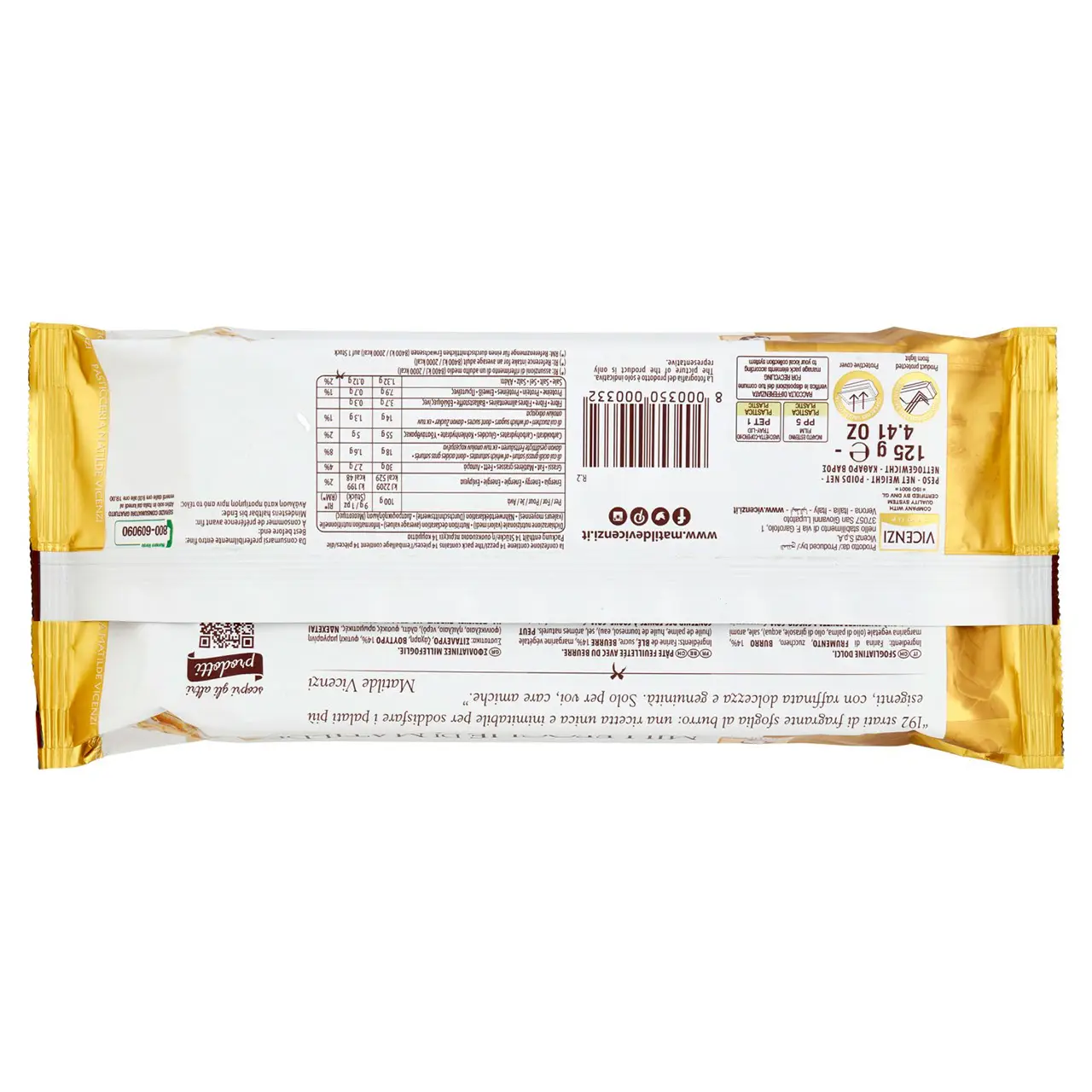 Matilde Vicenzi Cookies | Pastry Matilde Vicenzi Millefoglie Di Matilde Classiche | Matilde Vicenzi Wafers | Matilde Vicenzi Biscuits | 4,4 Ounce Total - Image 4