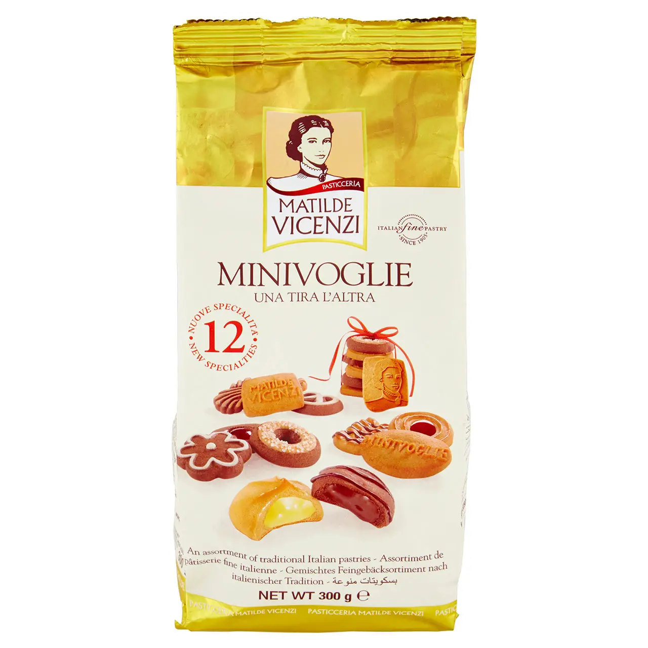 Matilde Vicenzi Cookies | Pastry Matilde Vicenzi Minivoglie | Matilde Vicenzi Wafers | Matilde Vicenzi Biscuits | 10,5 Ounce Total - Image 2