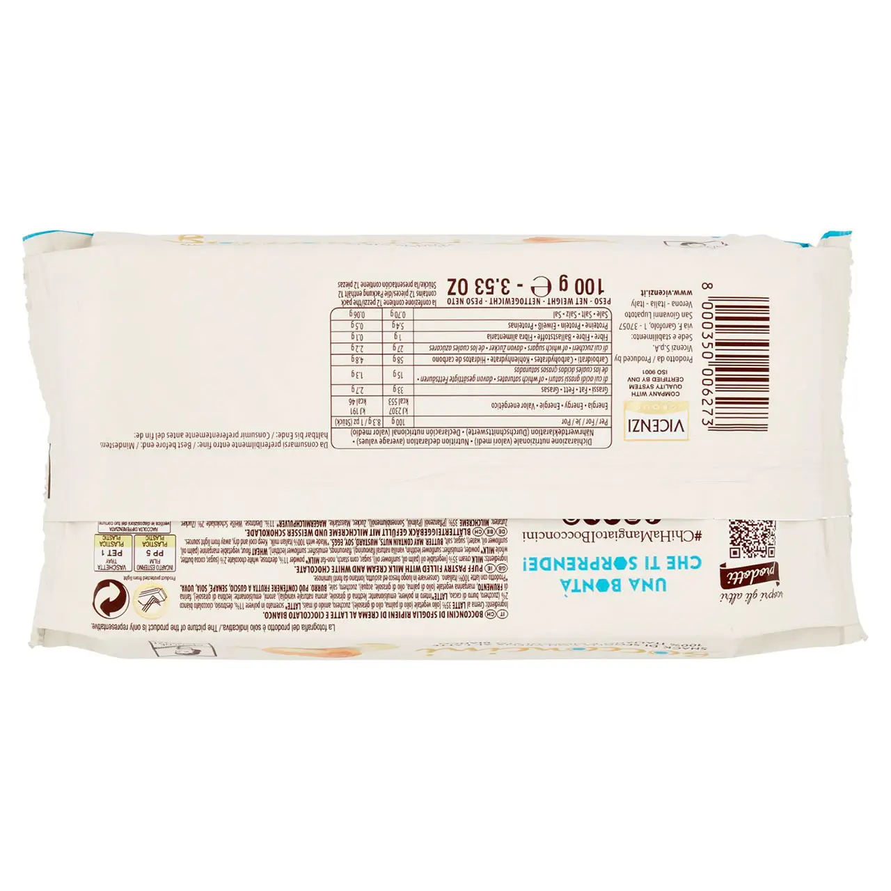Matilde Vicenzi Cookies | Pastry Matilde Vicenzi Bocconcini With Milk Cream & White Chocolate | Matilde Vicenzi Wafers | Matilde Vicenzi Biscuits | 3,5 Ounce Total - Image 6