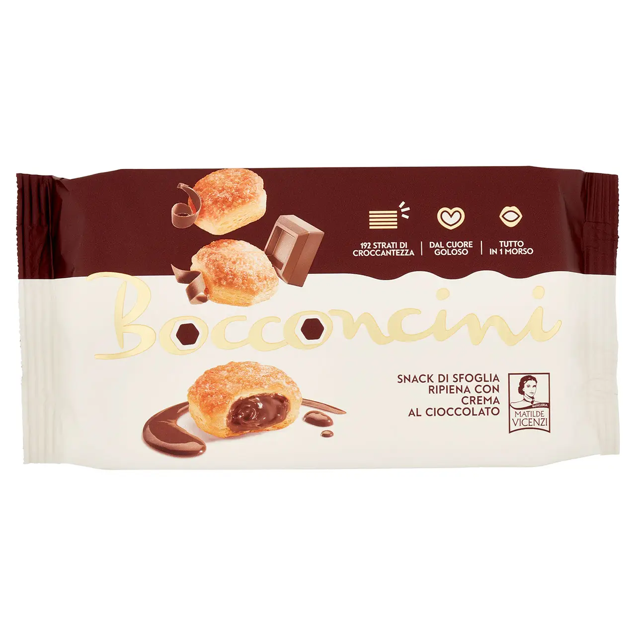 Matilde Vicenzi Cookies | Pastry Matilde Vicenzi Bocconcini With Chocolate Cream | Matilde Vicenzi Wafers | Matilde Vicenzi Biscuits | 3,5 Ounce Total