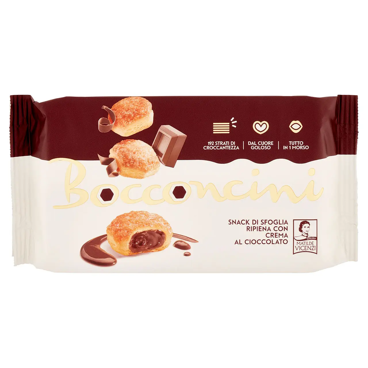 Matilde Vicenzi Cookies | Pastry Matilde Vicenzi Bocconcini With Chocolate Cream | Matilde Vicenzi Wafers | Matilde Vicenzi Biscuits | 3,5 Ounce Total - Image 2