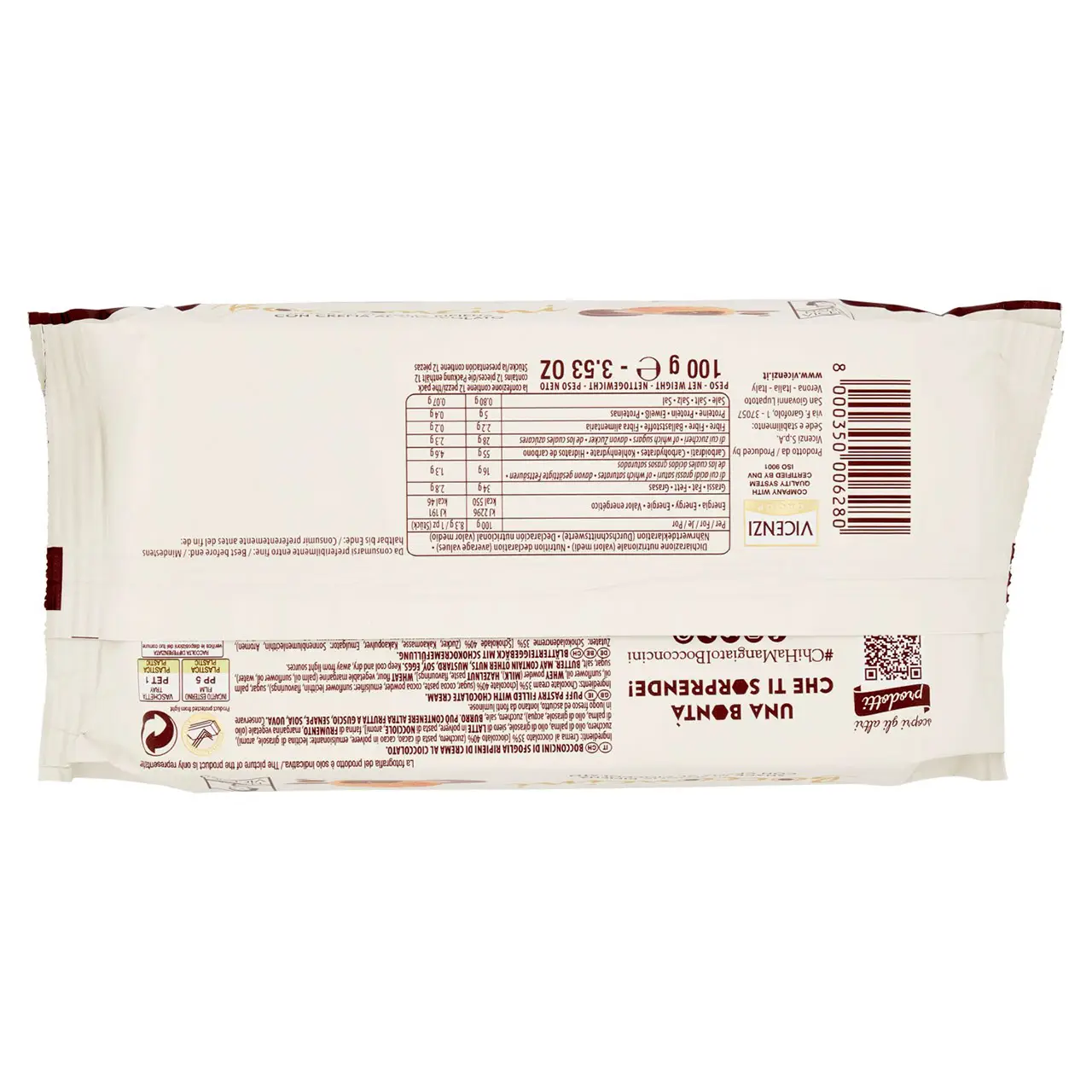 Matilde Vicenzi Cookies | Pastry Matilde Vicenzi Bocconcini With Chocolate Cream | Matilde Vicenzi Wafers | Matilde Vicenzi Biscuits | 3,5 Ounce Total - Image 6