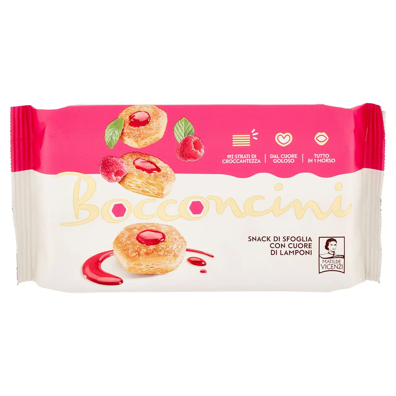 Matilde Vicenzi Cookies | Pastry Matilde Vicenzi Bocconcini With Raspberries | Matilde Vicenzi Wafers | Matilde Vicenzi Biscuits | 3,1 Ounce Total - Image 2