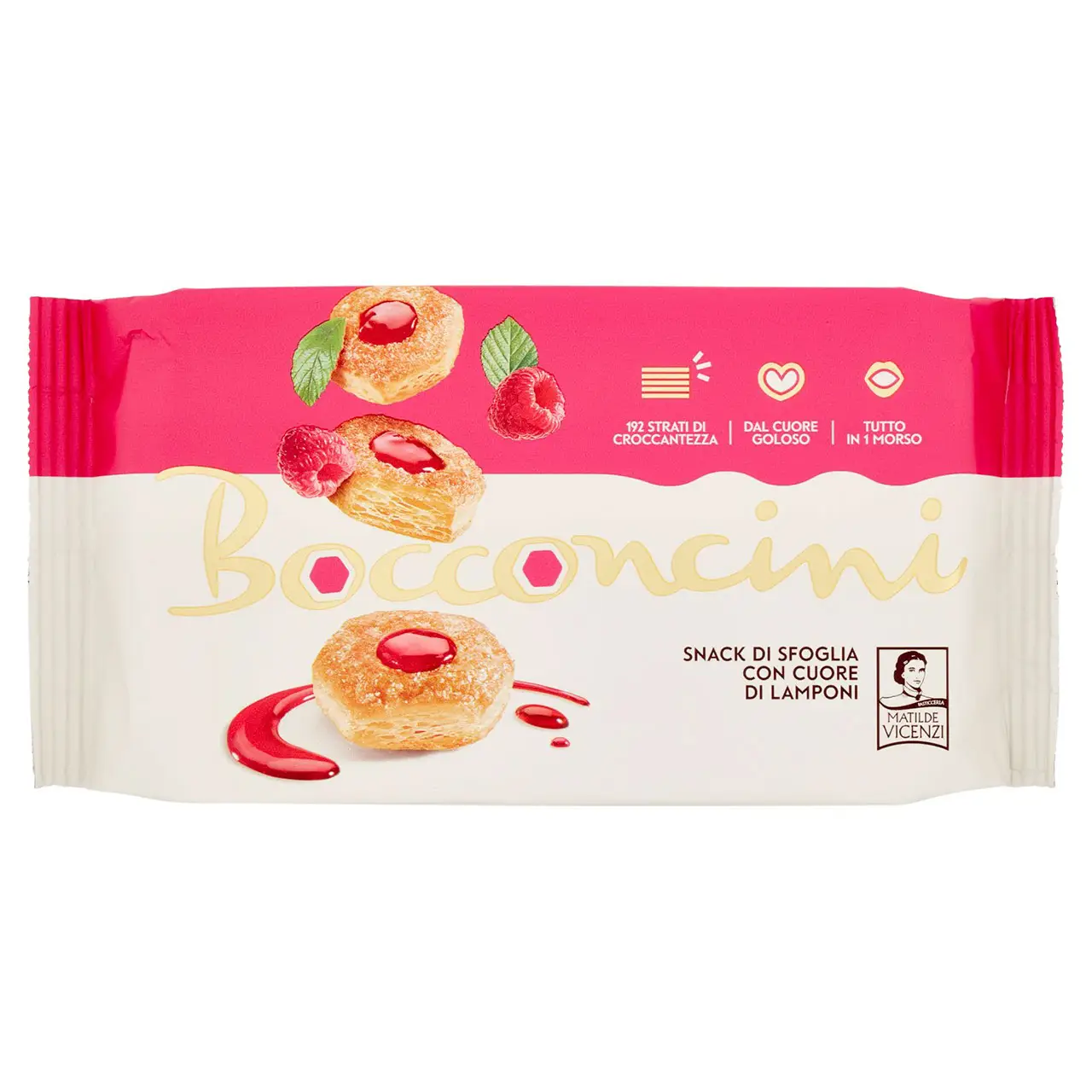 Matilde Vicenzi Cookies | Pastry Matilde Vicenzi Bocconcini With Raspberries | Matilde Vicenzi Wafers | Matilde Vicenzi Biscuits | 3,1 Ounce Total - Image 3