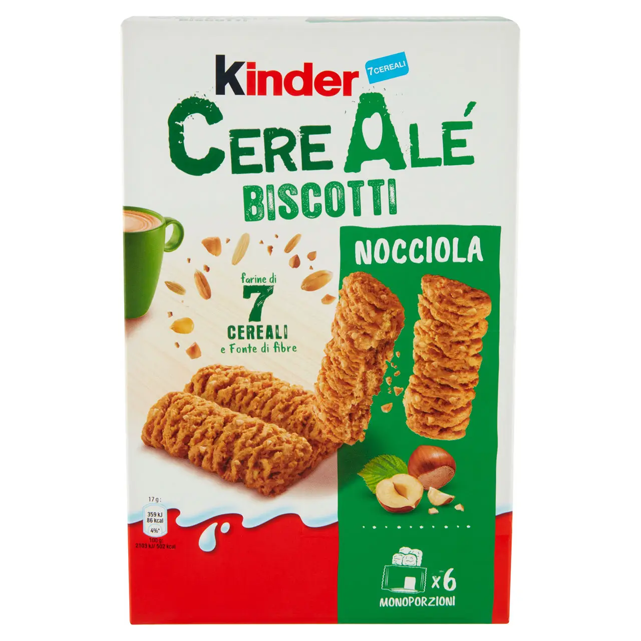 Kinder Chocolate | Kinder Cerealé Cookies Hazelnut | Kinder Candy | Kinder Ferrero | 7,1 Ounce Total - Image 2