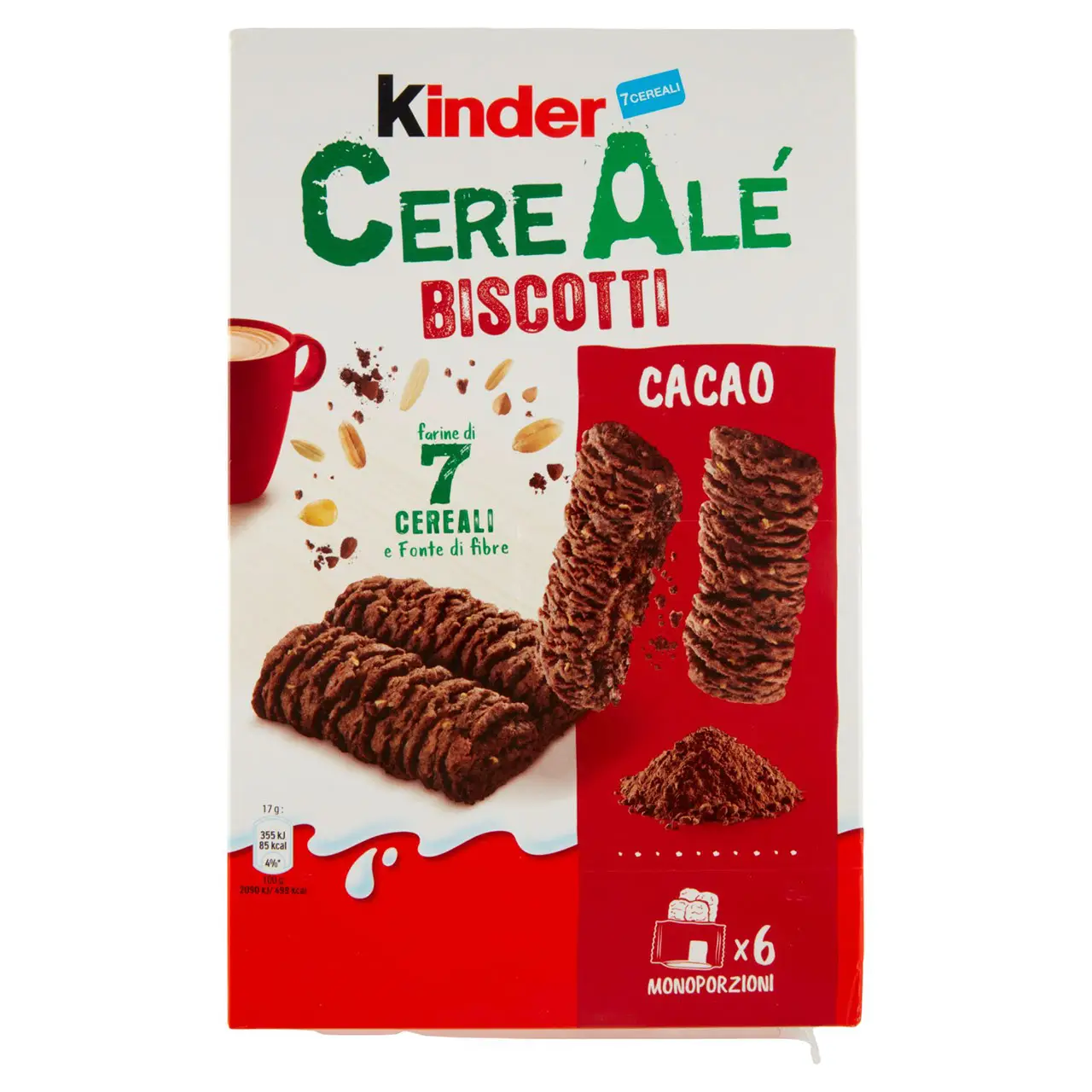 Kinder Chocolate | Kinder Cerealé Cookies Cocoa | Kinder Candy | Kinder Ferrero | 7,1 Ounce Total - Image 6