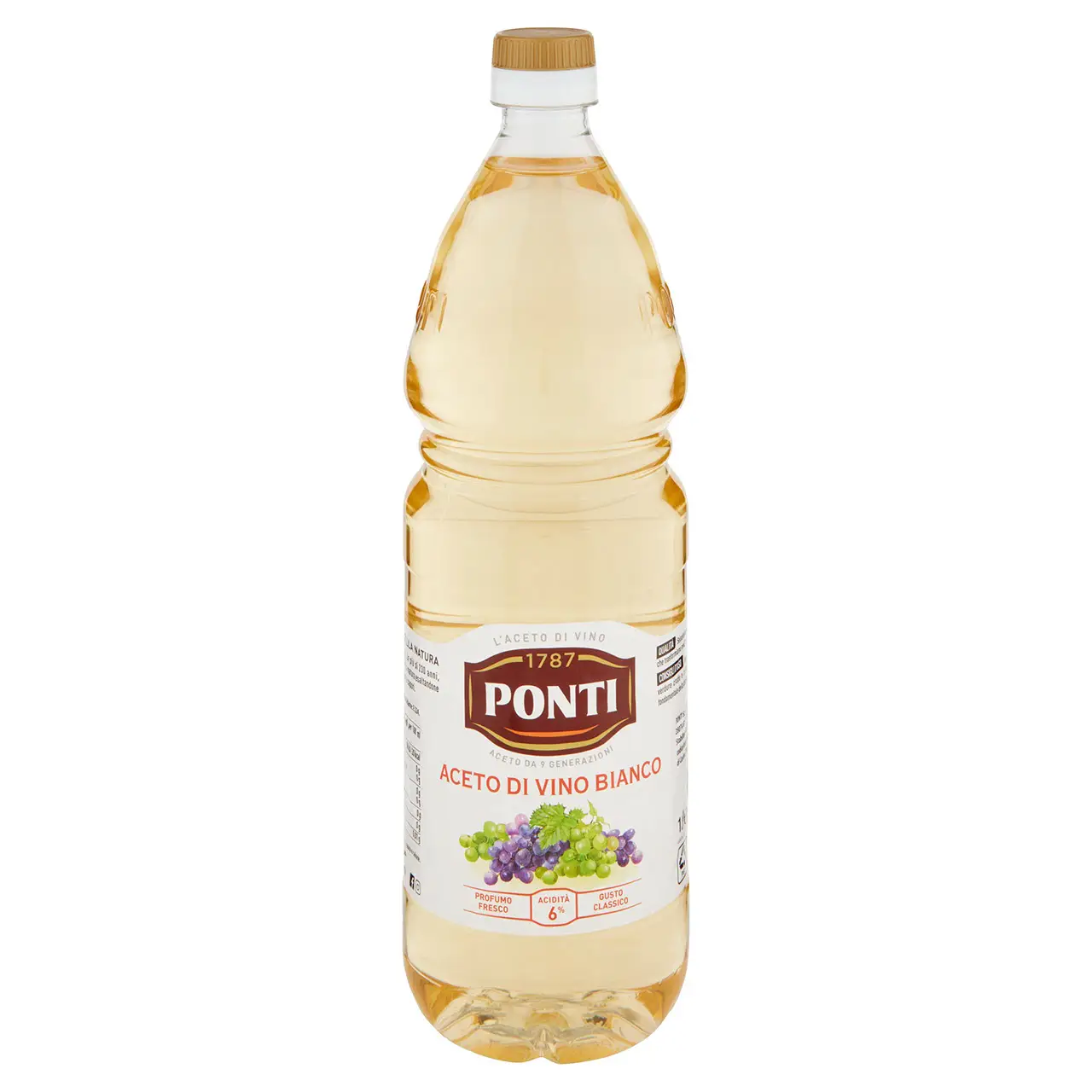 Ponti Vinegar | Ponti White Wine Vinegar | Italian Vinegar | Vinegar Modena | 35,2 Ounce Total - Image 2