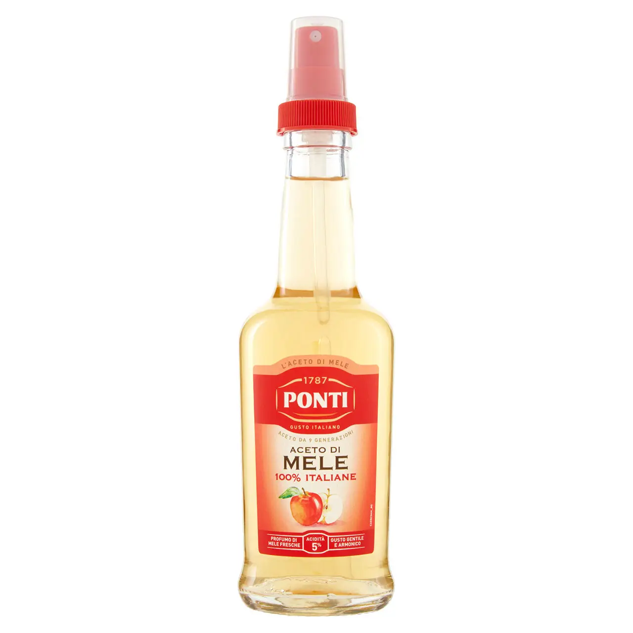 Ponti Vinegar | Ponti 100% Italian Apple Vinegar | Italian Vinegar | Vinegar Modena | 8,8 Ounce Total