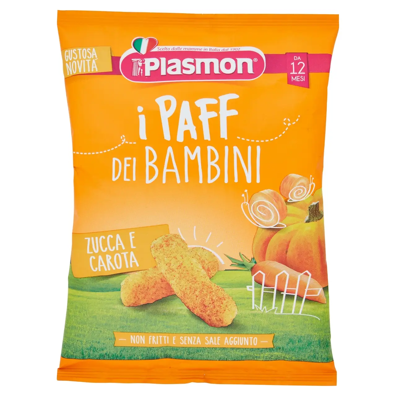 Plasmon Biscuits | Paff Kids Plasmon Carrot & Pumpkin | Plasmon Biscotti | Plasmon Cookies | 0,5 Ounce Total - Image 6