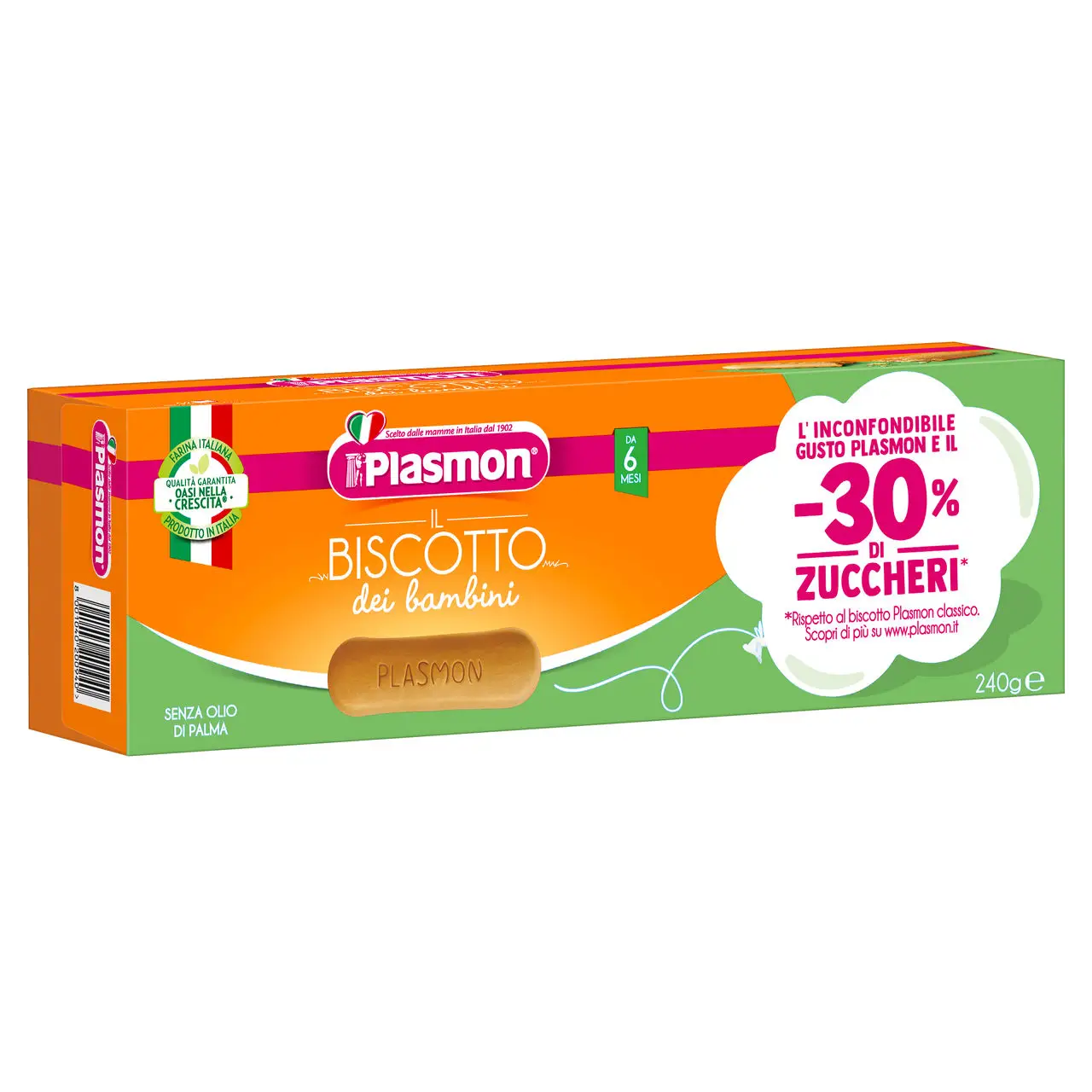 Plasmon Biscuits | Plasmon Children'S Biscuit -30% Sugar | Plasmon Biscotti | Plasmon Cookies | 8,4 Ounce Total