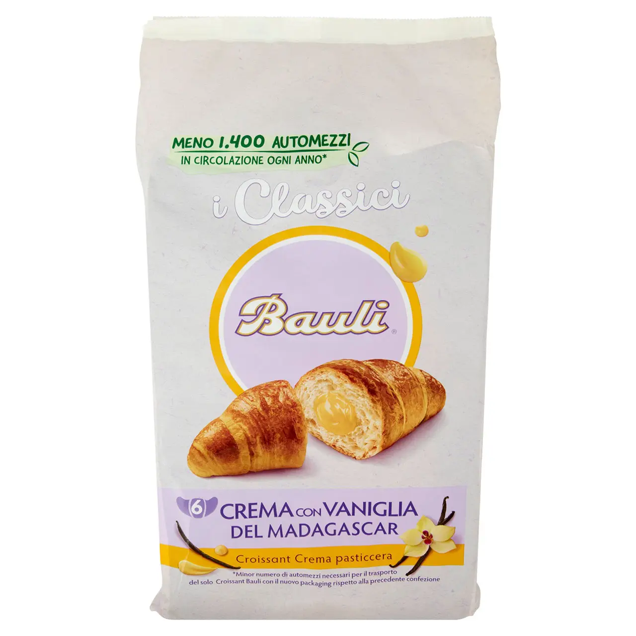 Bauli Biscuits | Bauli I Classici Croissant Custard | Bauli Cookies | Biscotti Bauli | 10,5 Ounce Total - Image 2