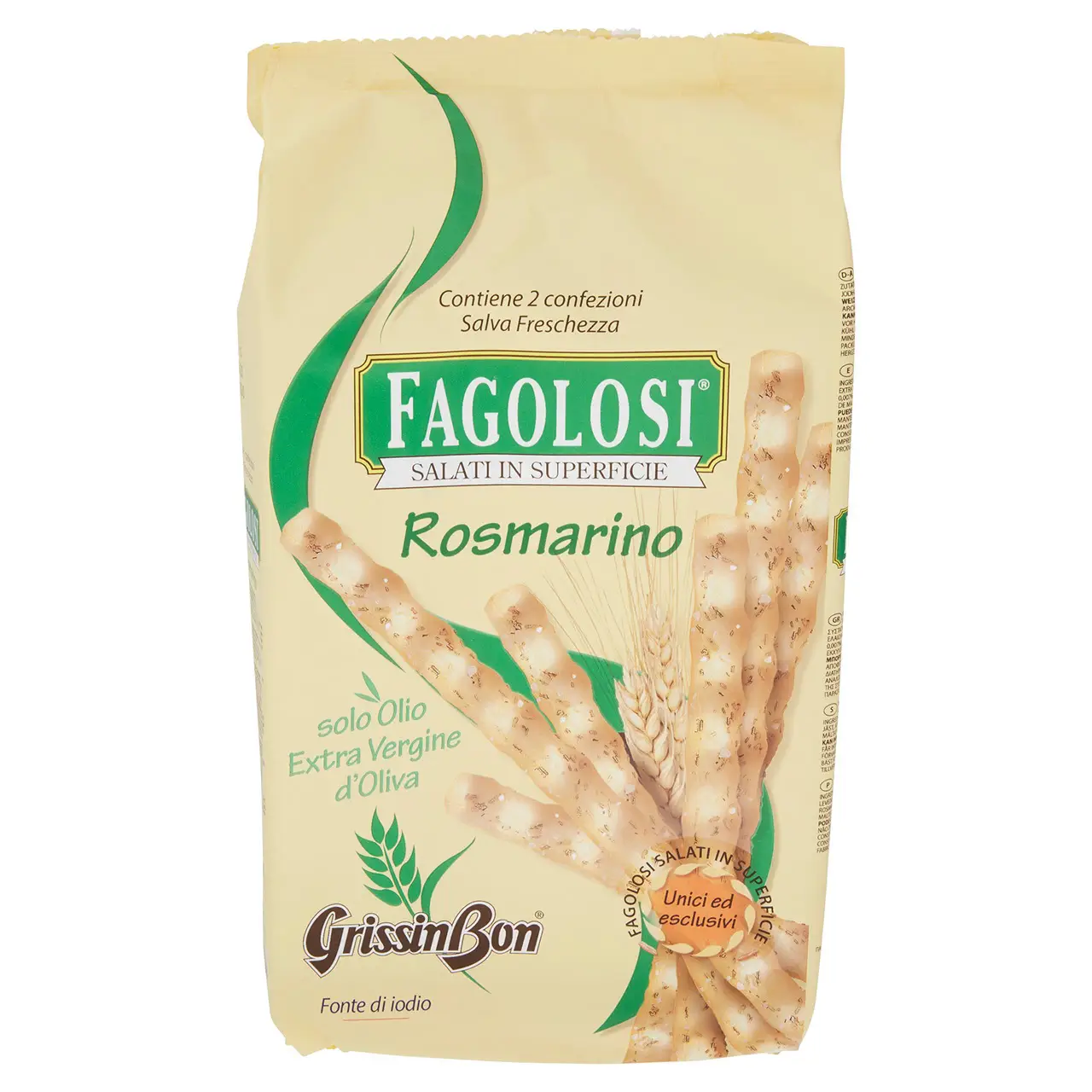 Grissinbon Breadsticks | Grissinbon Fagolosi Rosemary | Grissini Breadsticks | Grissini Italian | 8,8 Ounce Total - Image 2