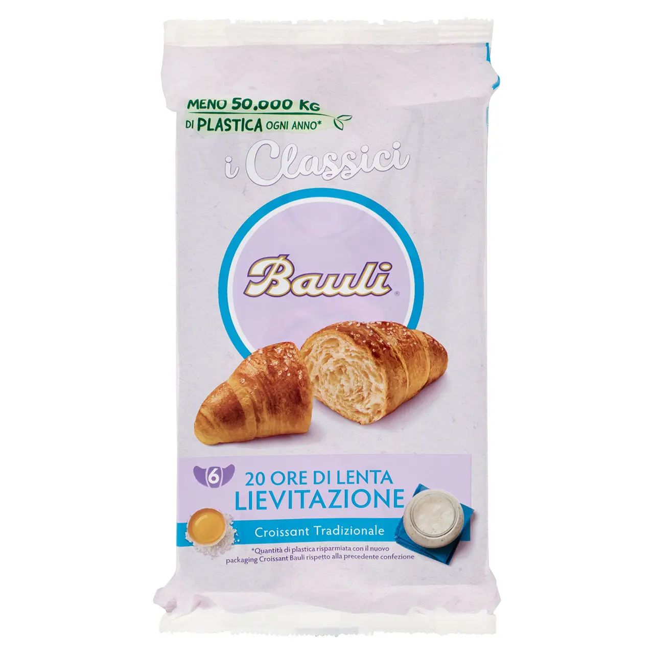 Bauli Biscuits | Bauli I Classici Croissant Traditional 6 X | Bauli Cookies | Biscotti Bauli | 8,4 Ounce Total