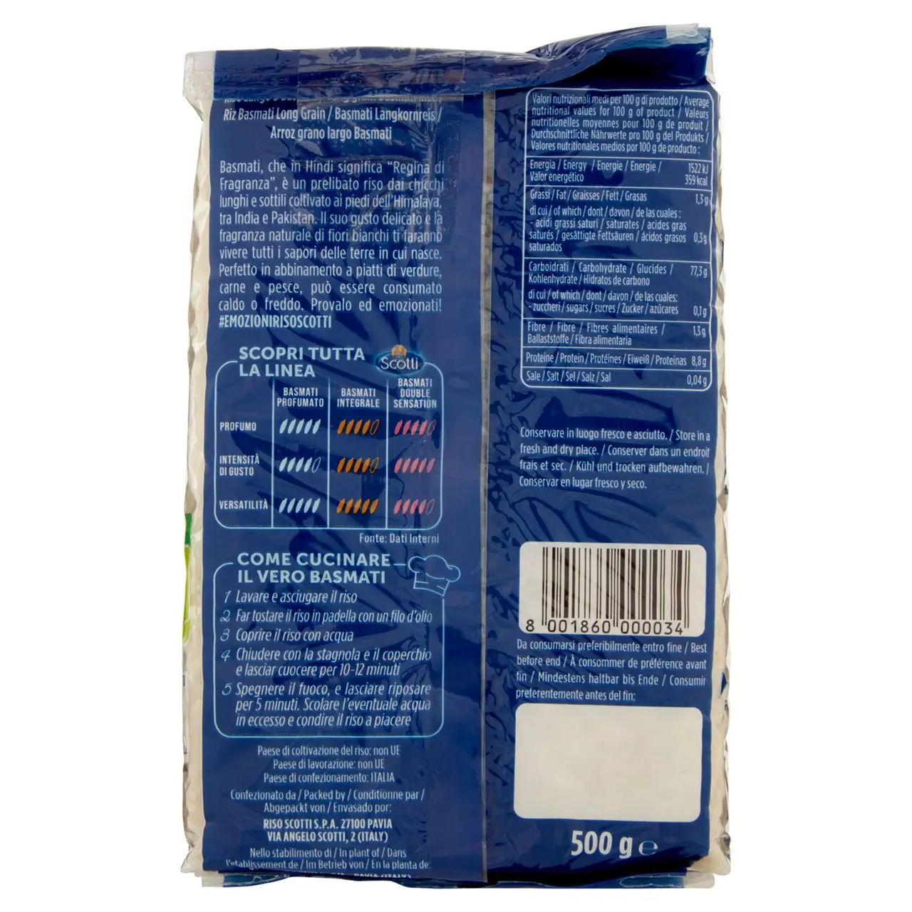 Scotti Risotto | Scented Scotti Basmati Rice | Riso Scotti | Scotti Risotto Rice | 17,6 Ounce Total - Image 6