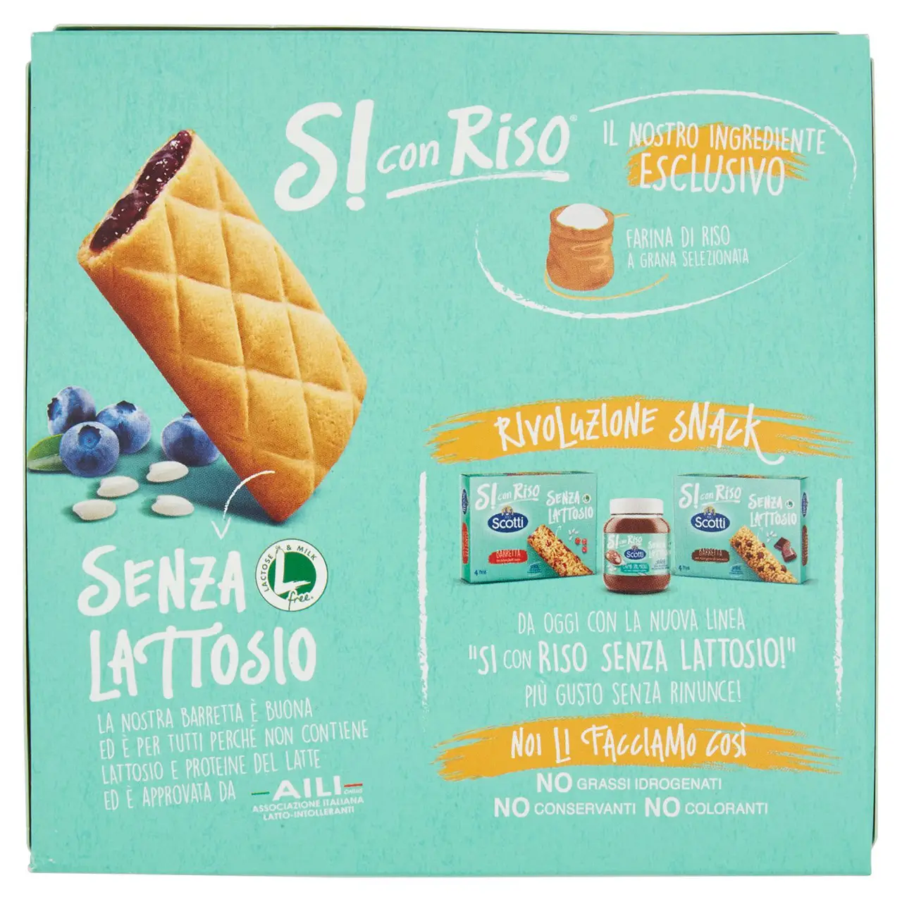 Scotti Risotto | Riso Scotti Si Con Riso Lactose Free Blueberry Stuffed Bar | Riso Scotti | Scotti Risotto Rice | 5,7 Ounce Total - Image 6